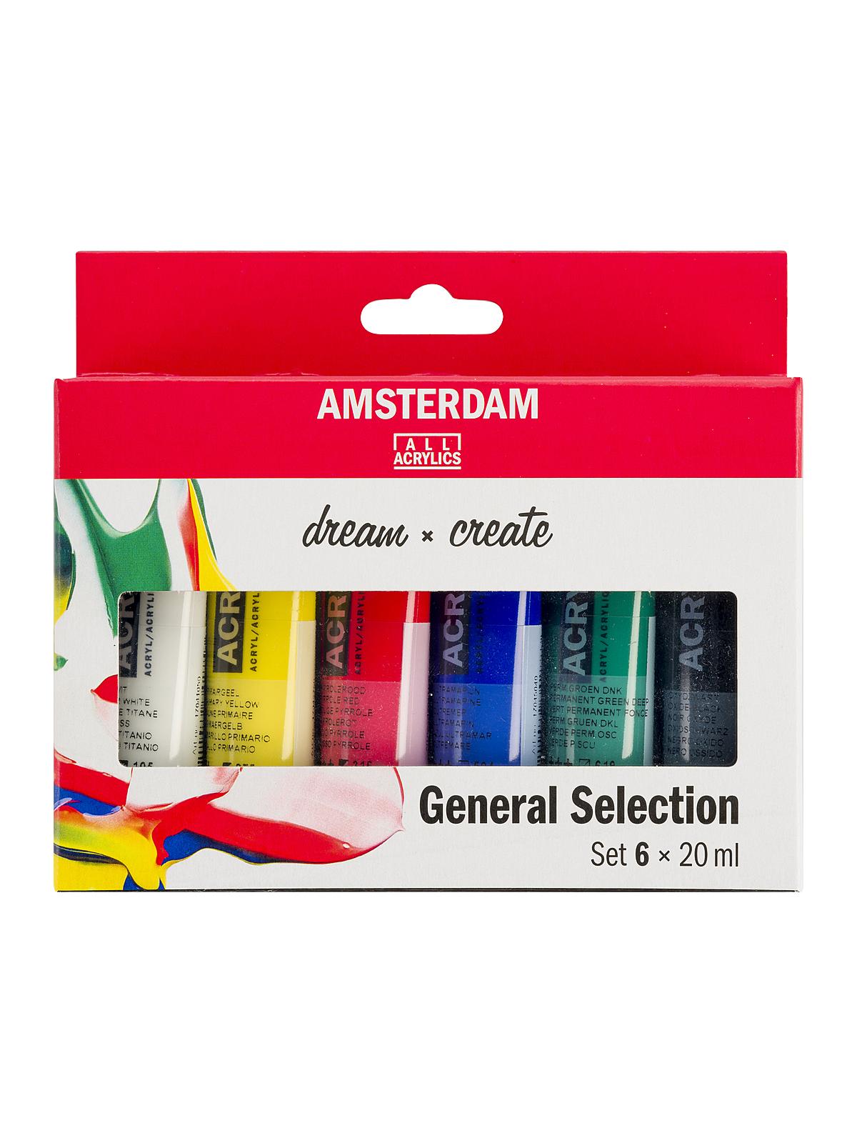 Standard Acrylic Sets 20ml general set set of 6