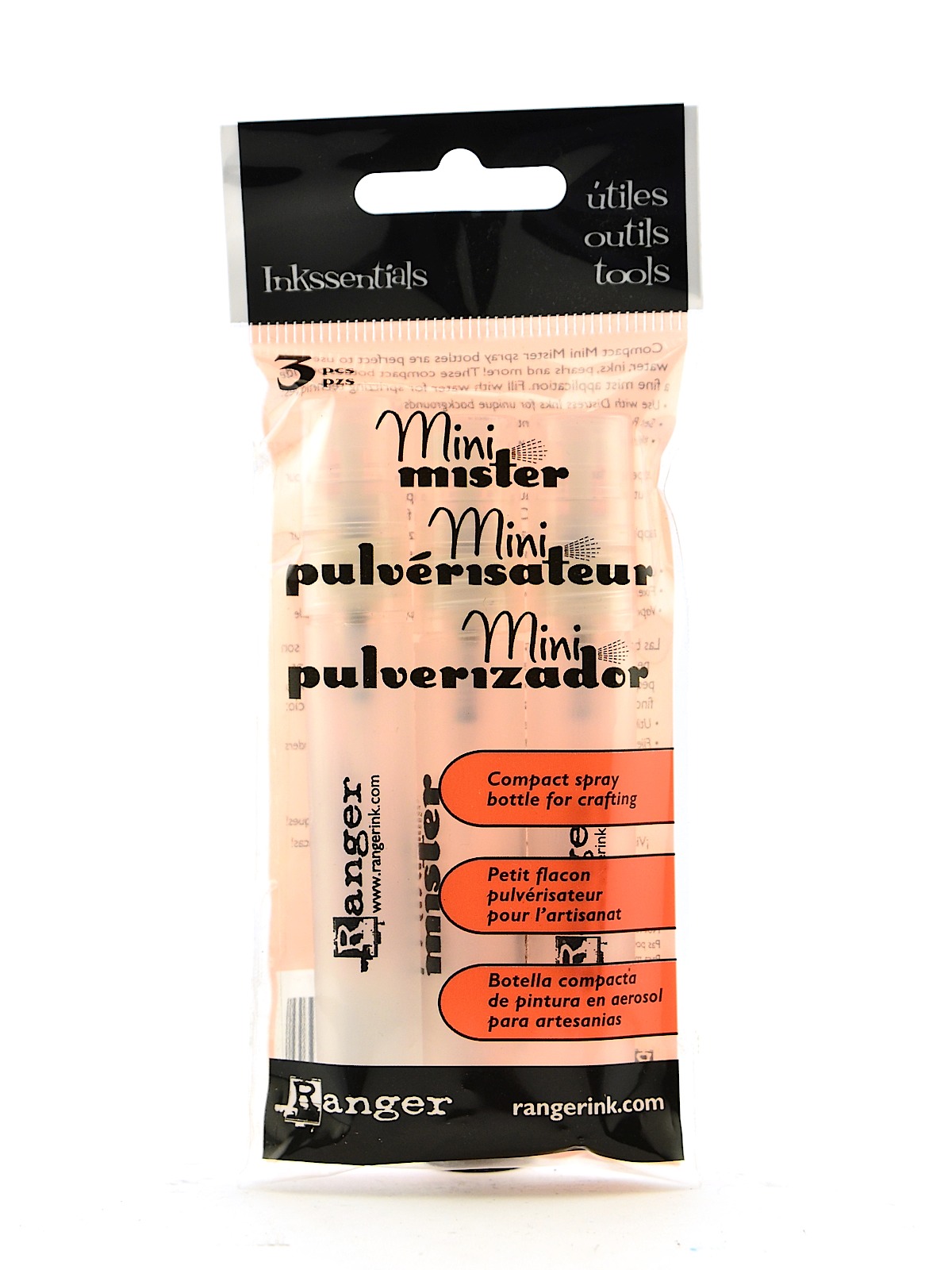 Inkssentials Mini Mister Spray Bottles pack of 3