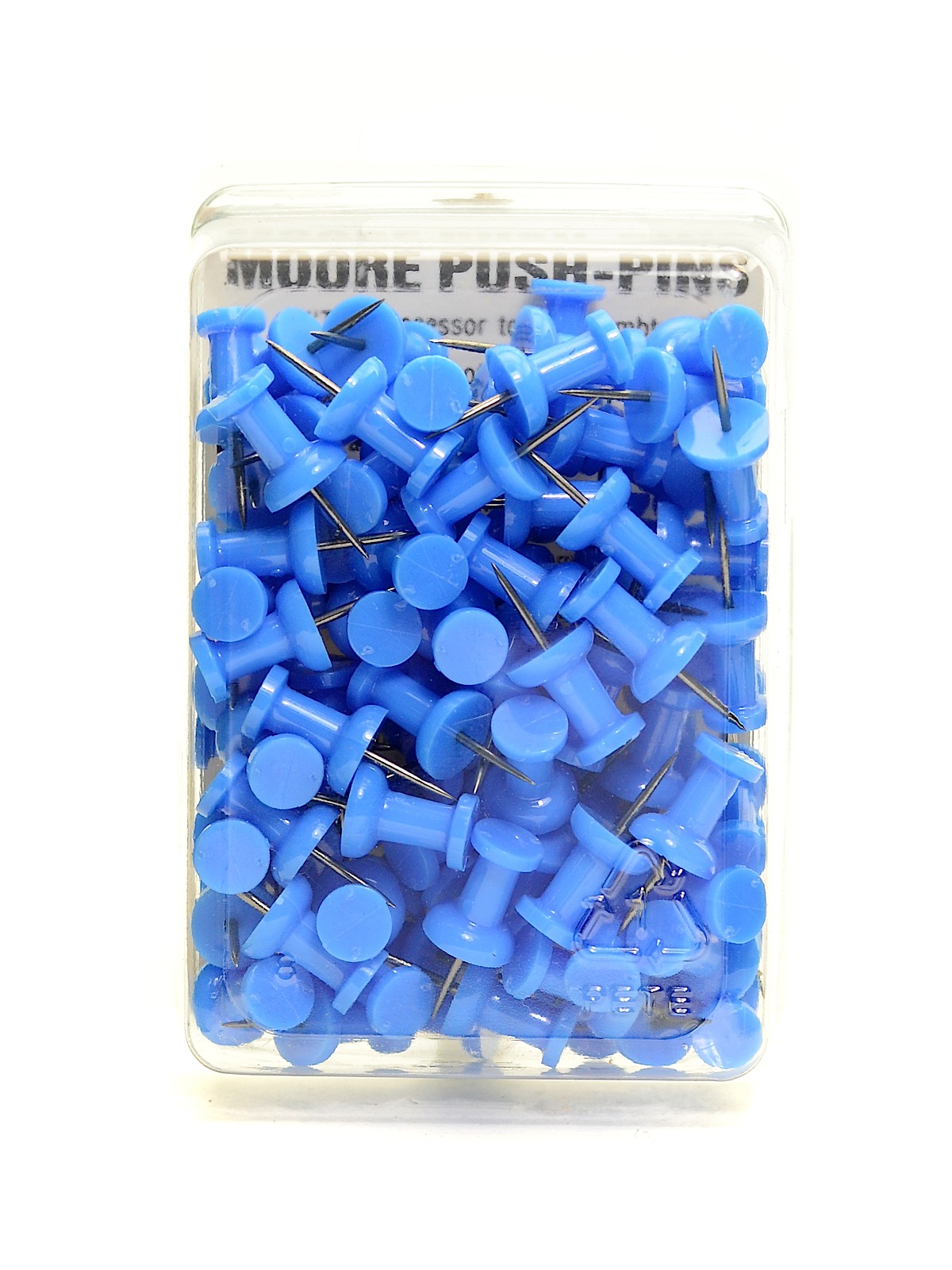 Push Pins Blue Plastic Pack Of 100