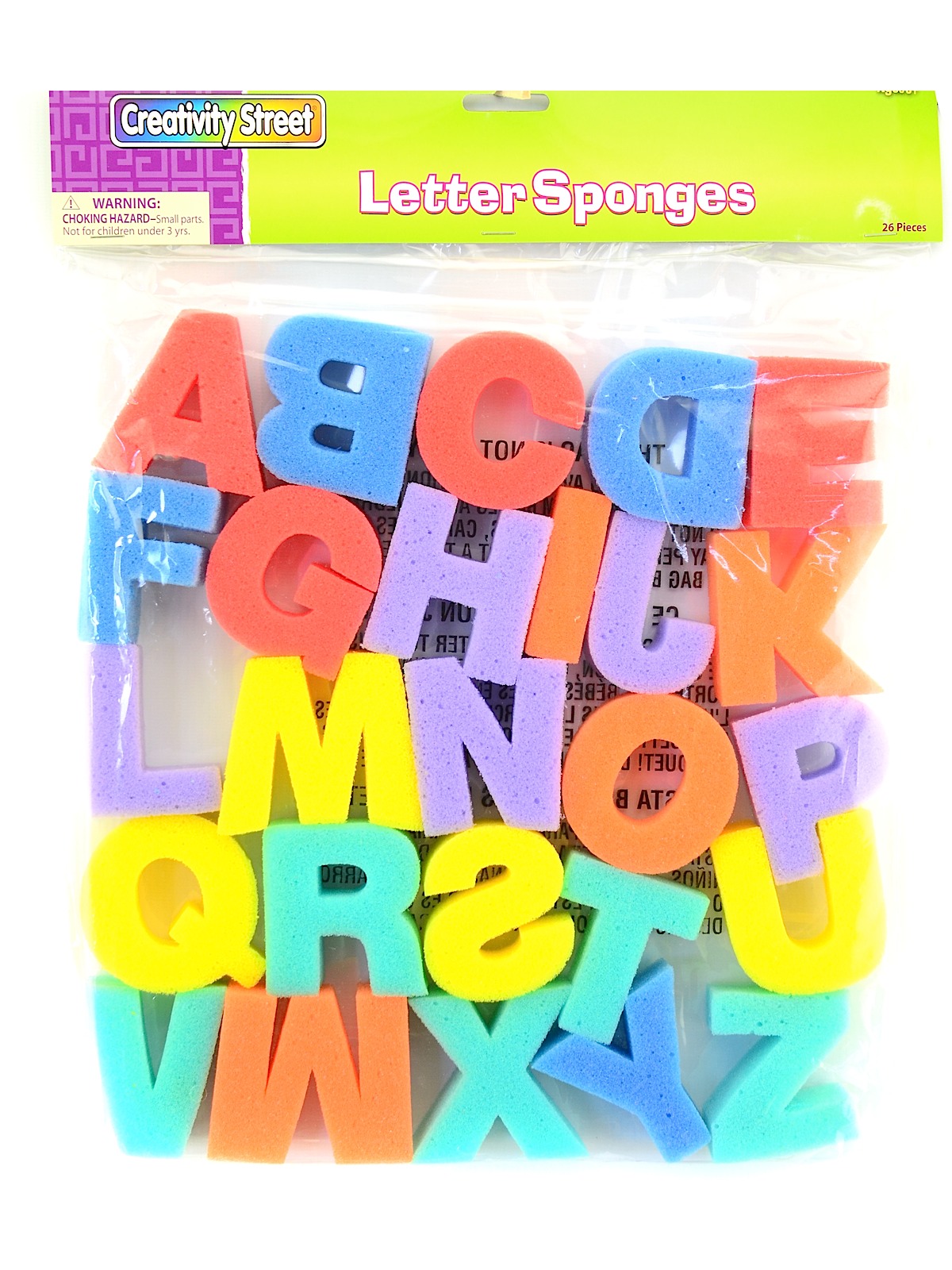 Creativity Street Sponge Letters 3 In. Pack Of 26