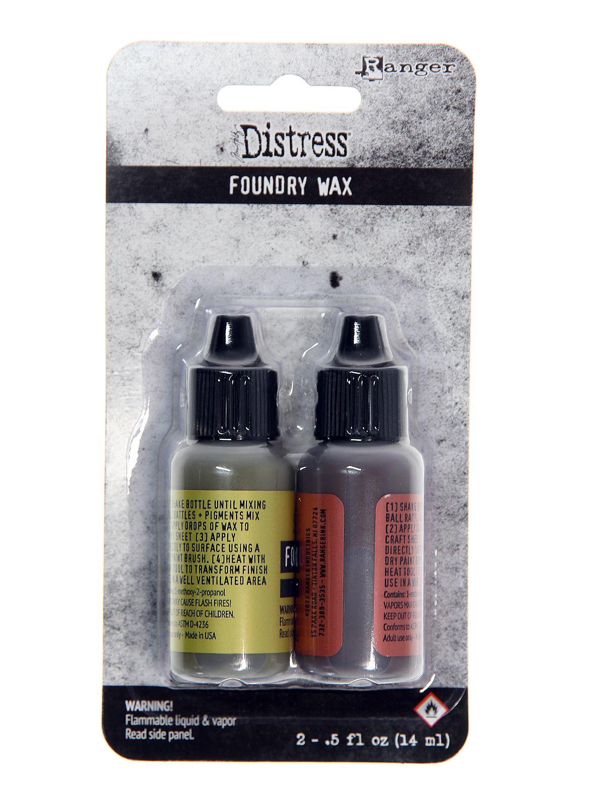 Tim Holtz Foundry Wax kit #1 gilded mined pack of 2 bottles