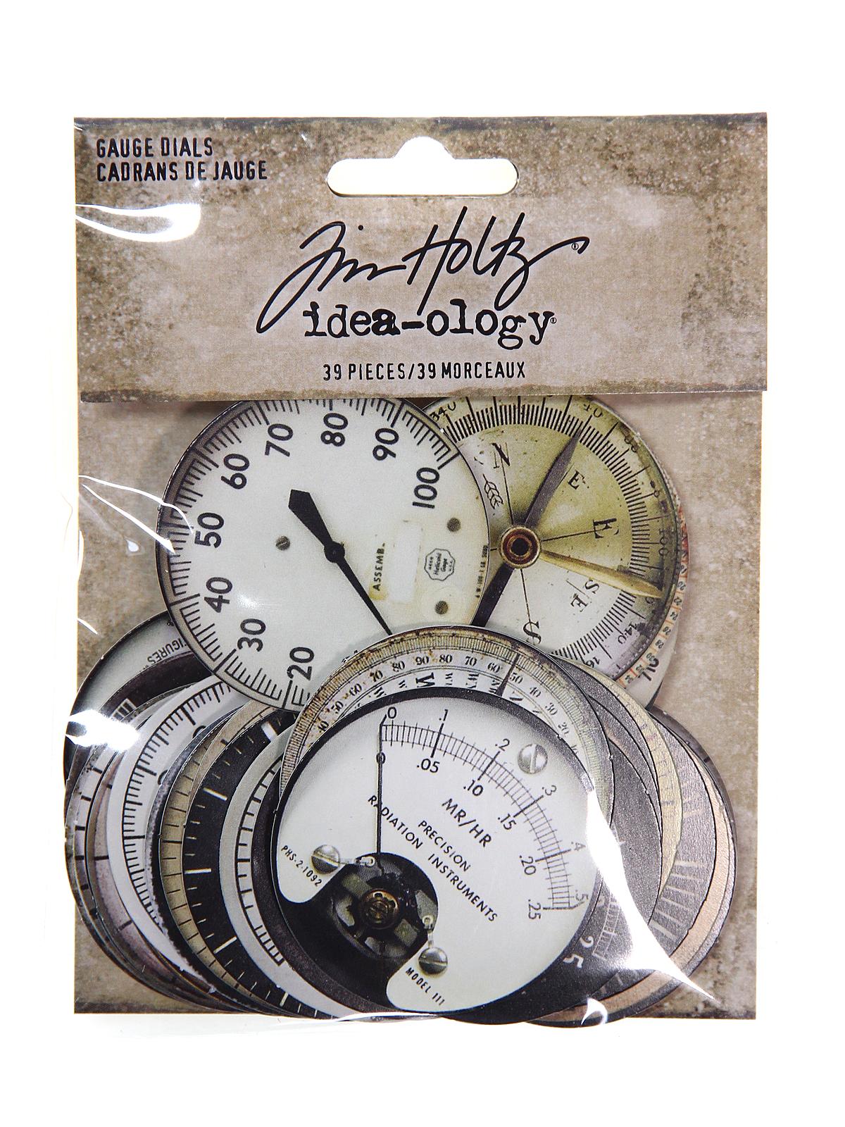 Idea-ology Findings gauge dials 39 pieces