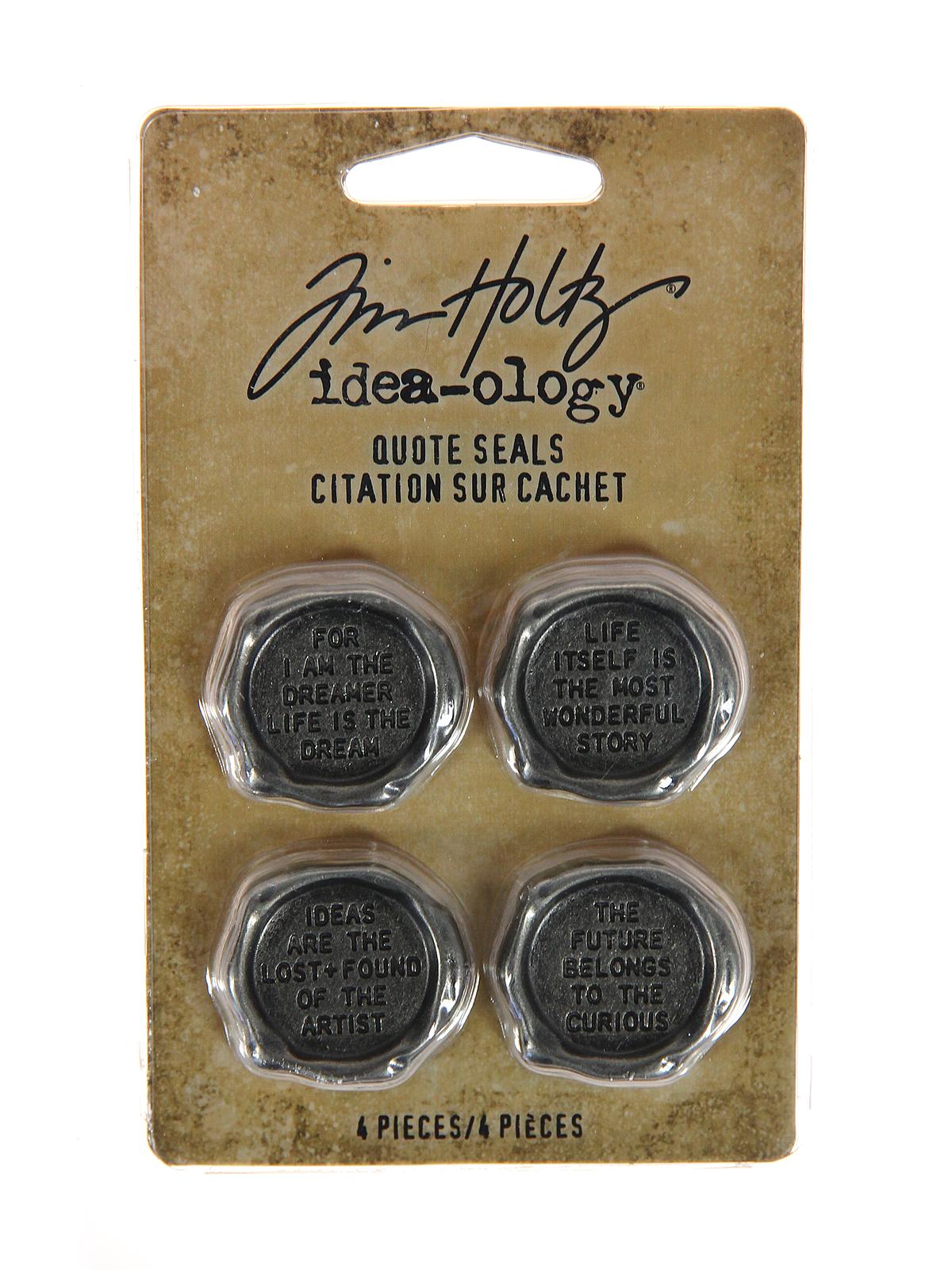 Idea-ology Findings quote seals pack of 4