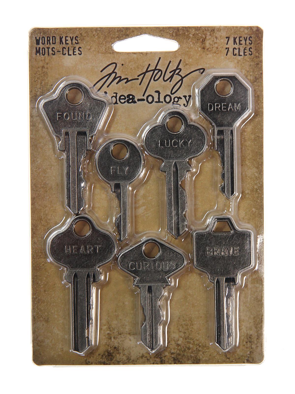 Idea-ology Findings word keys pack of 7