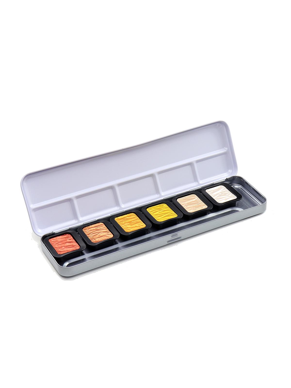 Pearlescent Colors in a Metal Box metals pack of 6