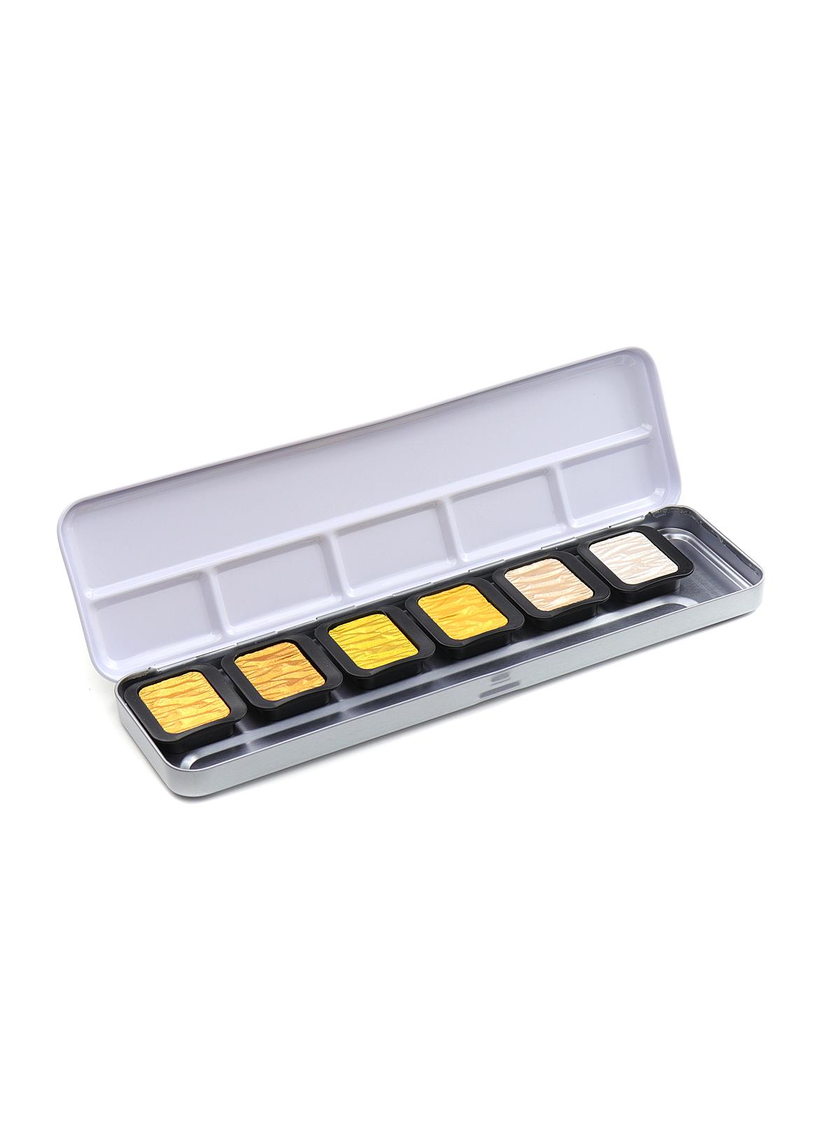 Pearlescent Colors in a Metal Box classic pack of 6