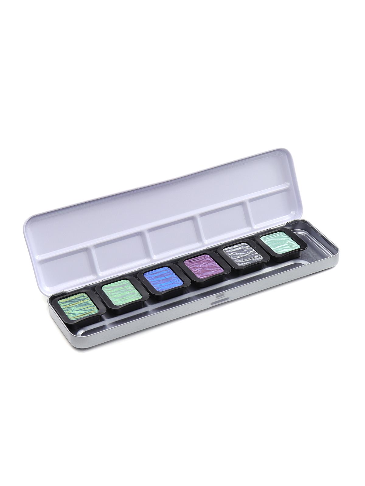 Pearlescent Colors in a Metal Box cool pack of 6