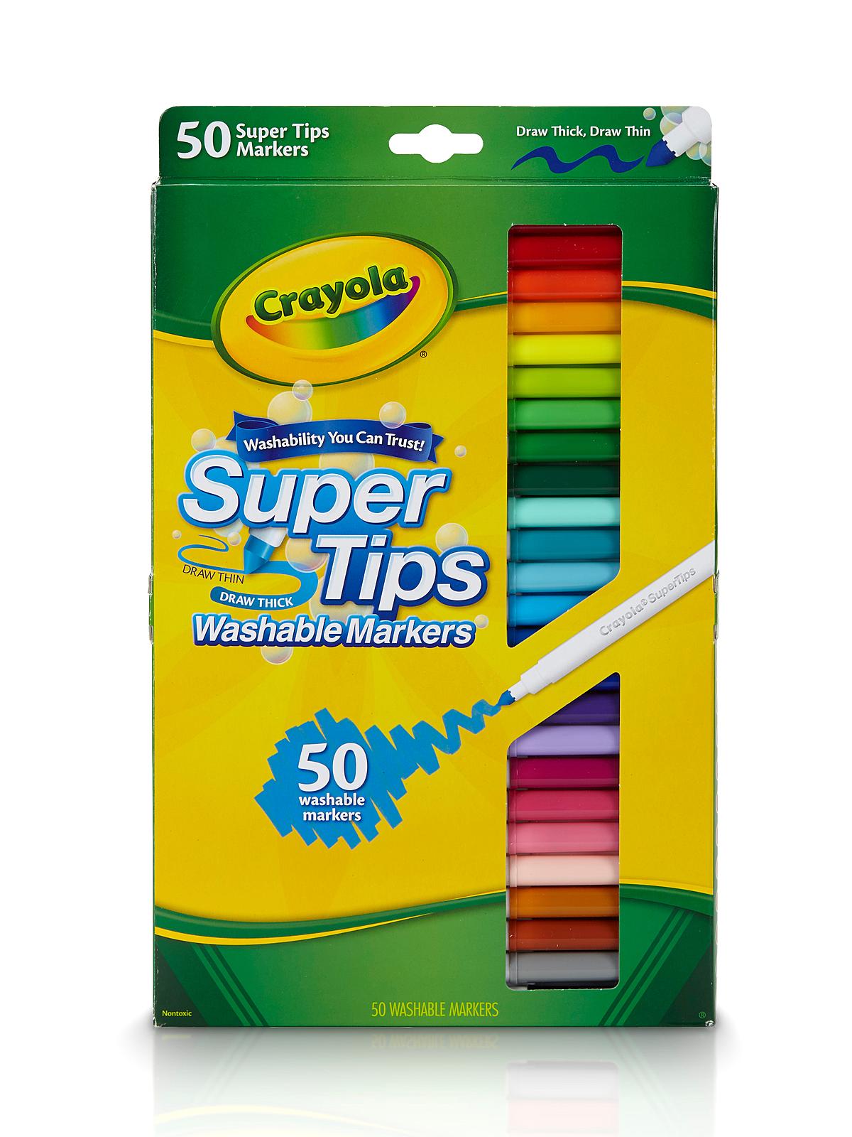 Super Tips Washable Markers Set Of 50
