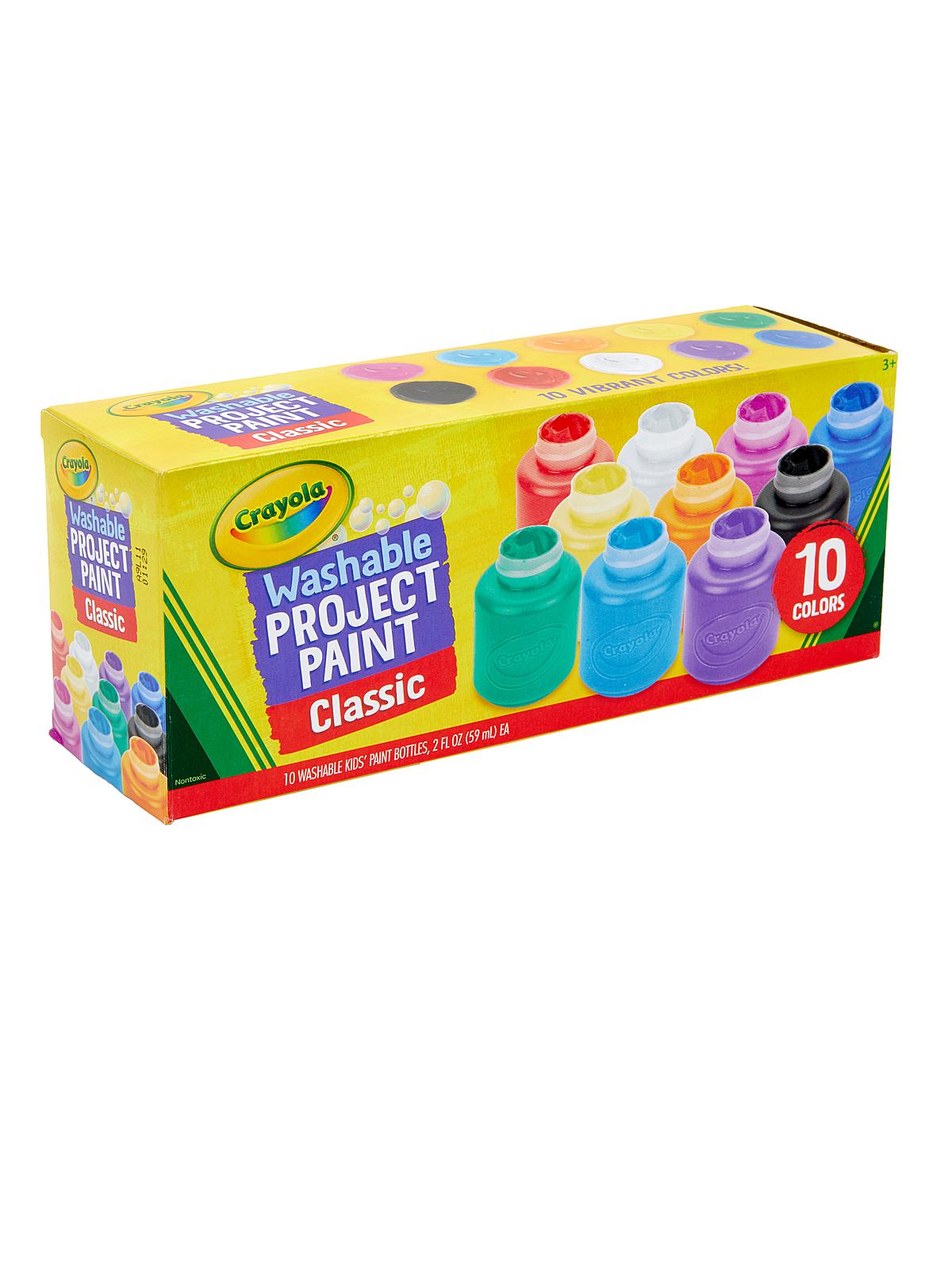 Washable Project Paint Classic Pack Of 10 2 Fl. Oz. Bottle