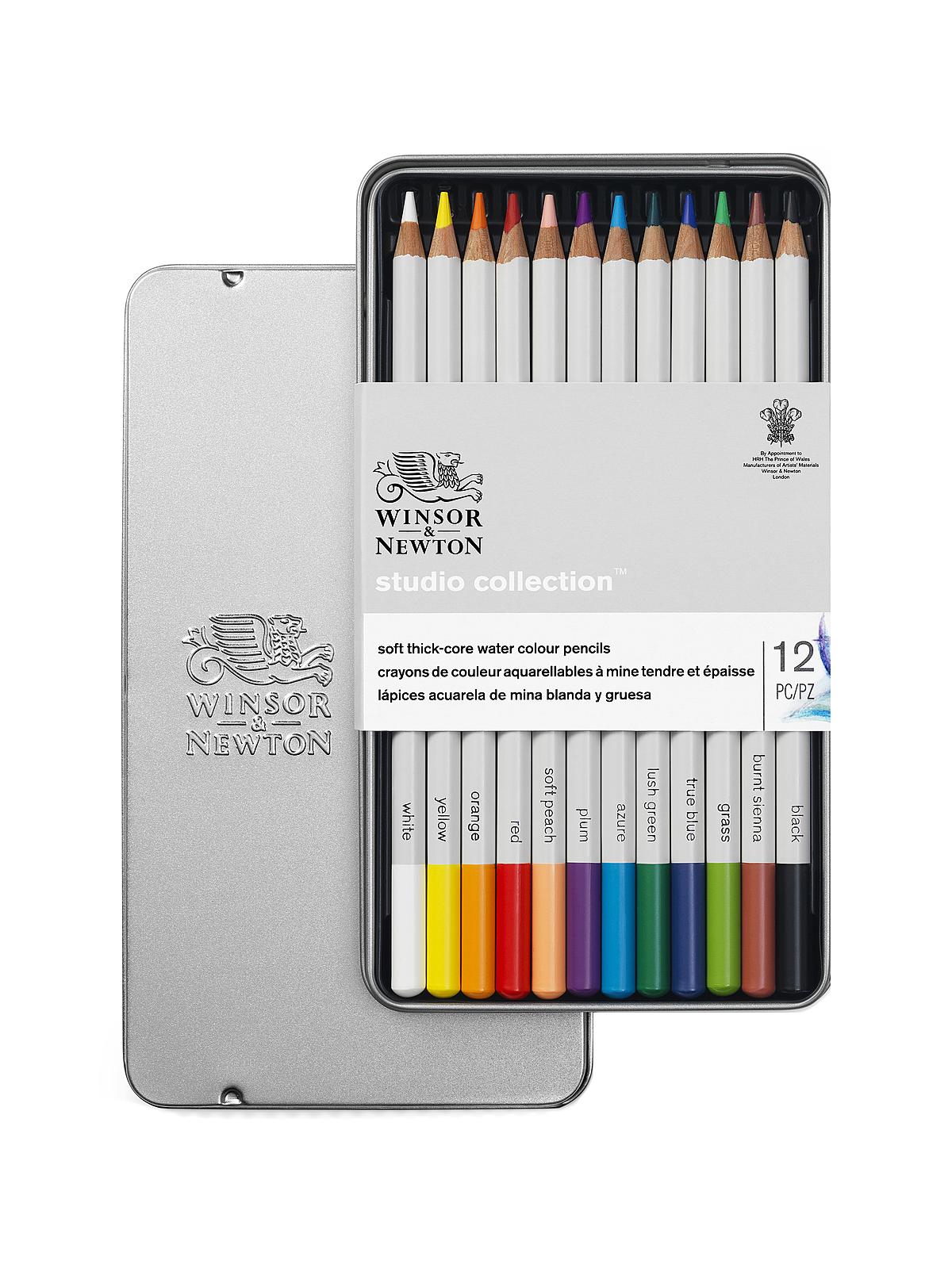 Studio Collection Pencil Sets water colour tin set of 12