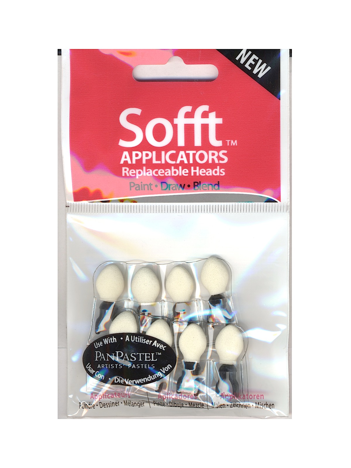 Colorfin  Applicators replaceable heads pack of 8