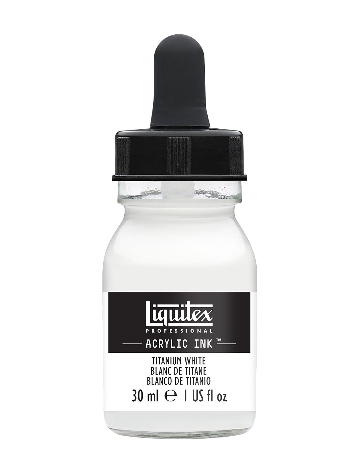 Professional Acrylic Inks titanium white 432 30 ml