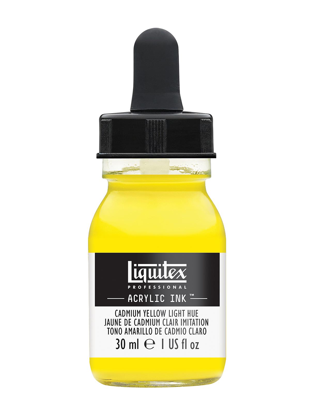 Professional Acrylic Inks cadmium yellow light hue 159 30 ml