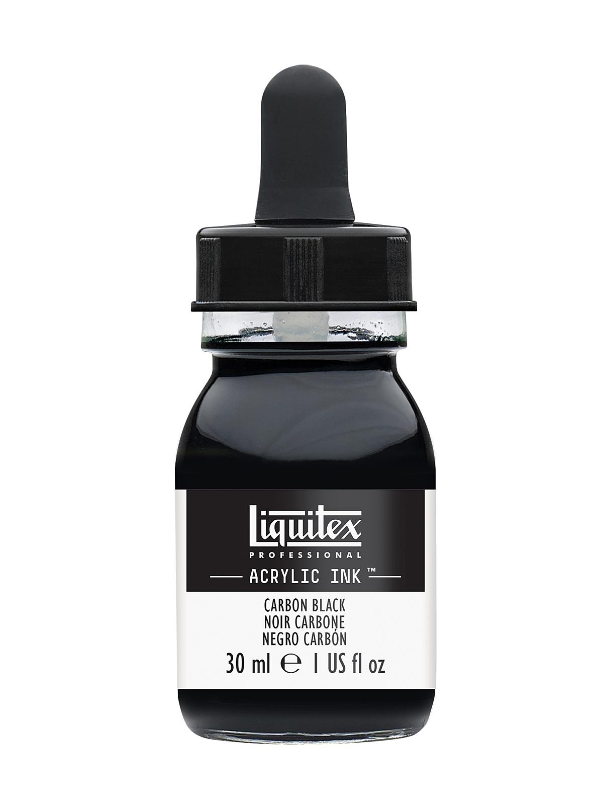 Professional Acrylic Inks carbon black 337 30 ml