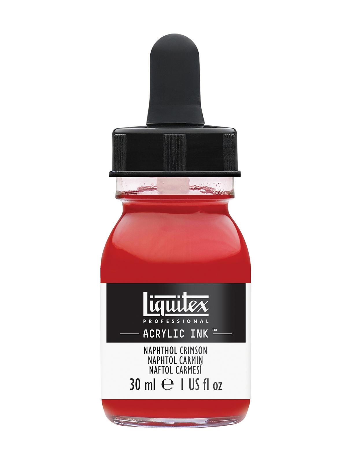 Professional Acrylic Inks naphthol crimson 292 30 ml