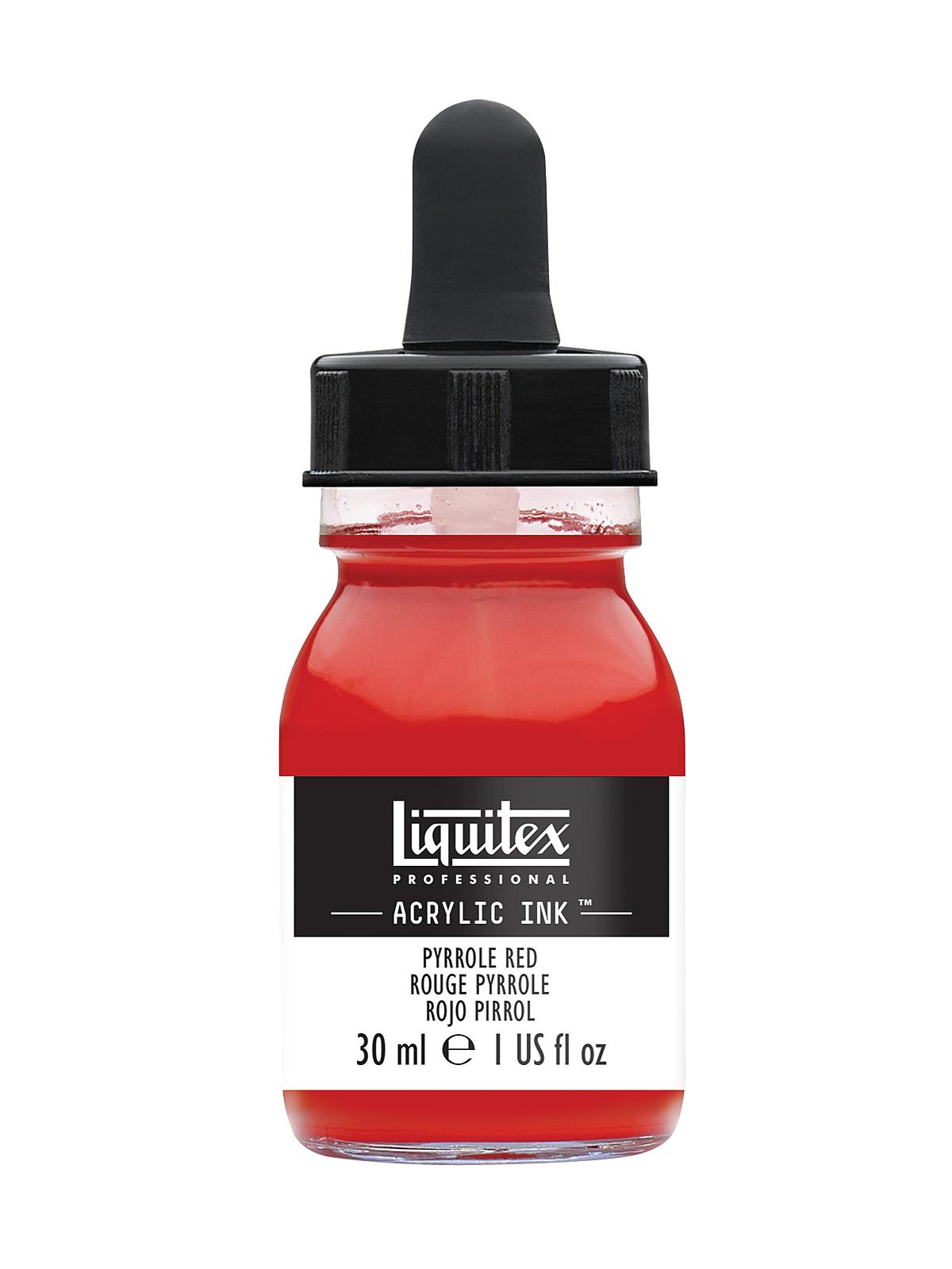 Professional Acrylic Inks Pyrrole Red 321 30 Ml