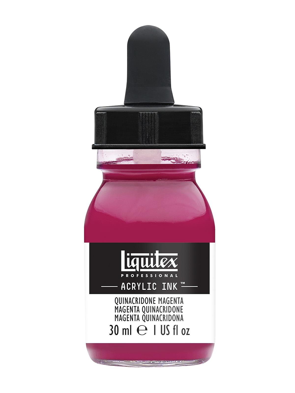 Professional Acrylic Inks quinacridone magenta 114 30 ml