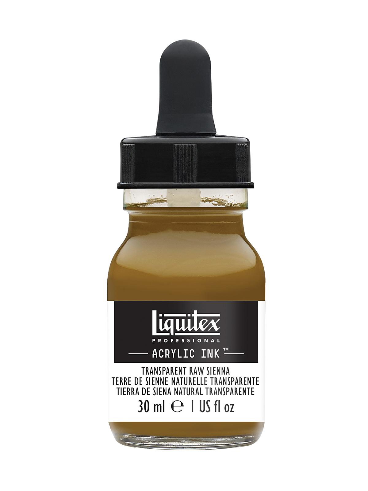 Professional Acrylic Inks transparent raw sienna 332 30 ml