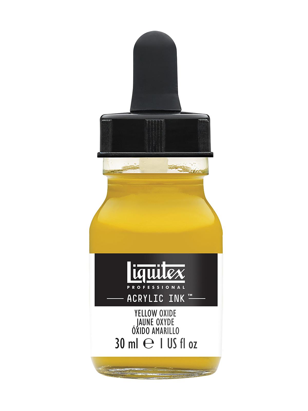 Professional Acrylic Inks yellow oxide 416 30 ml