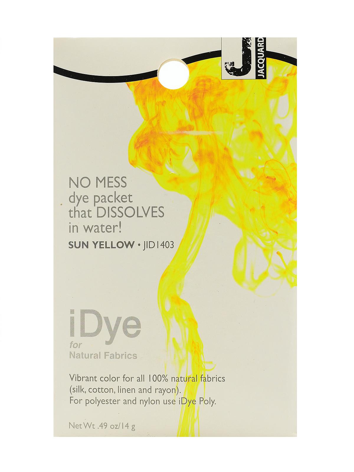 iDye natural sun yellow