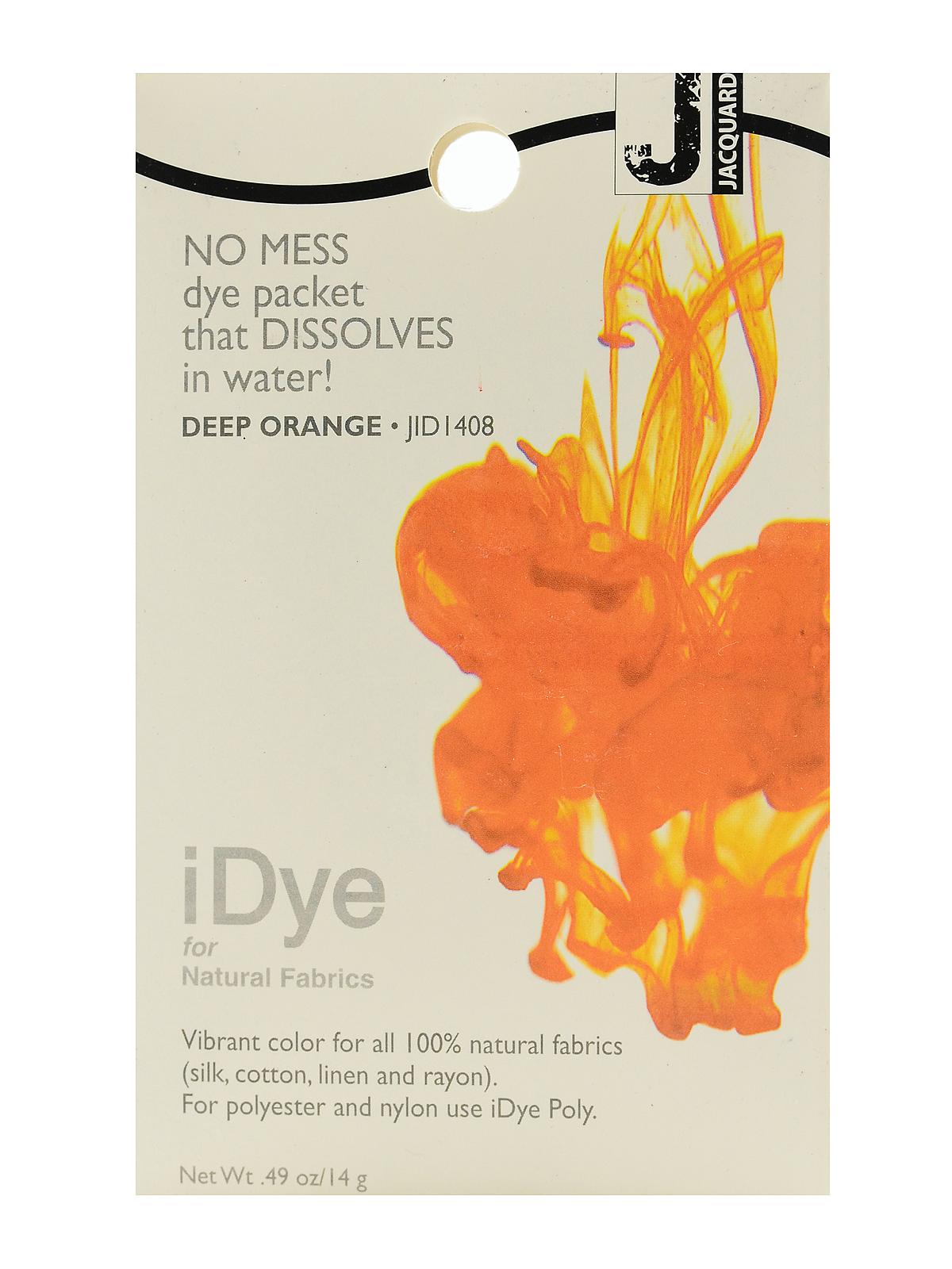 iDye natural deep orange