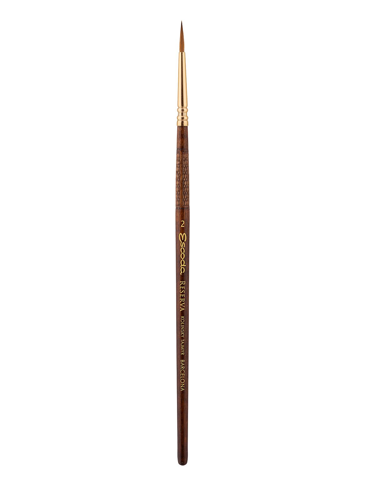 Series 1212 Reserva: Kolinsky-Tajmyr Sable Brushes 2 round