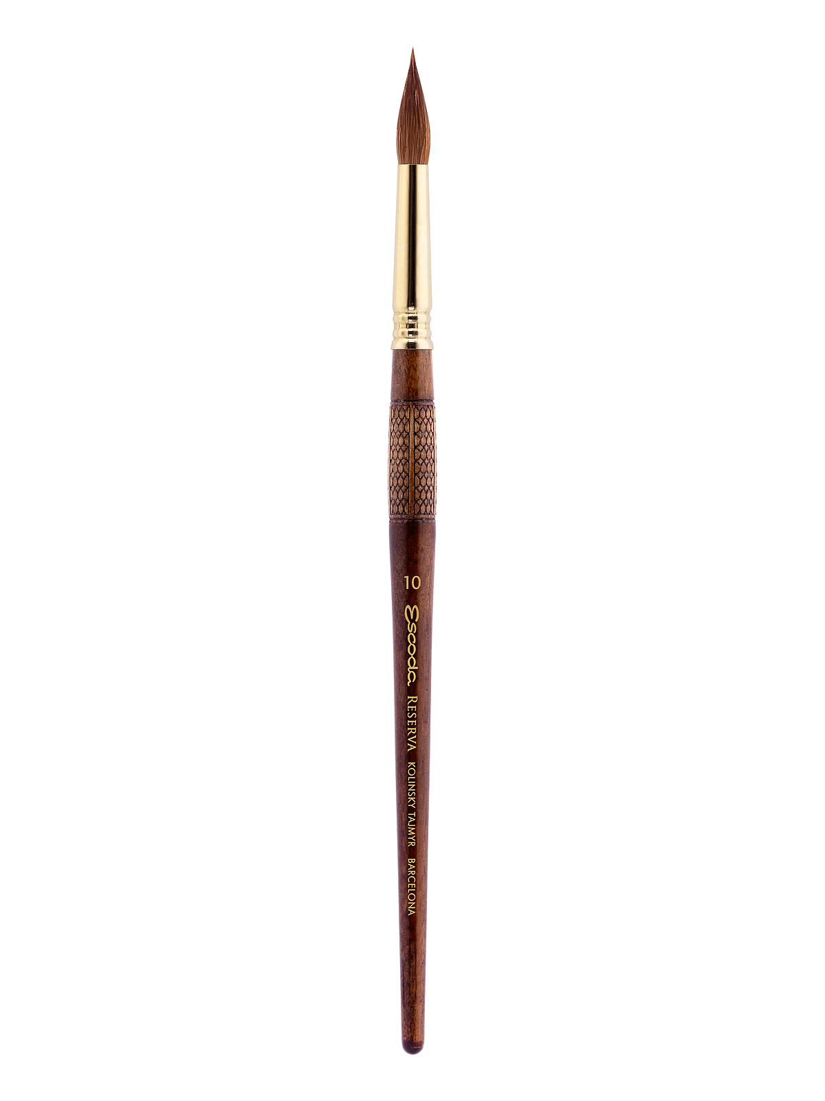 Series 1212 Reserva: Kolinsky-Tajmyr Sable Brushes 10 Round