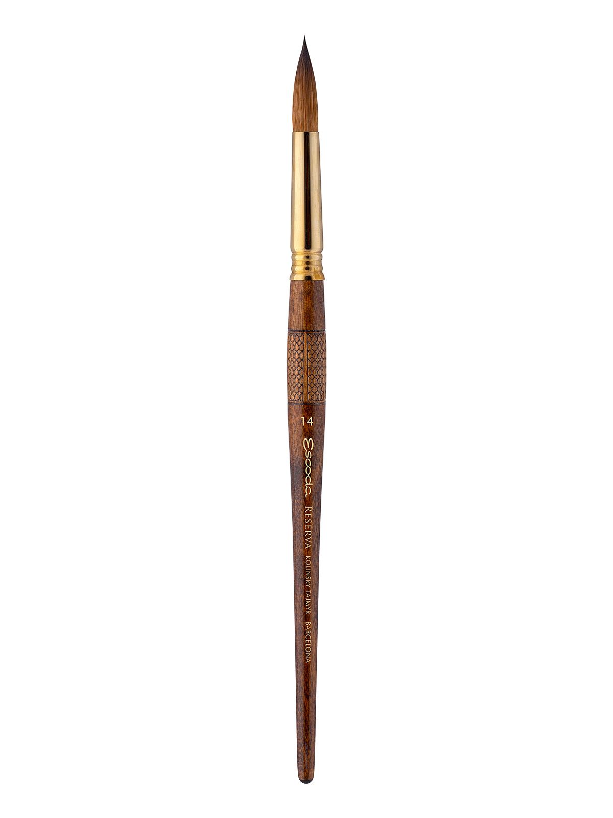 Series 1212 Reserva: Kolinsky-Tajmyr Sable Brushes 14 round