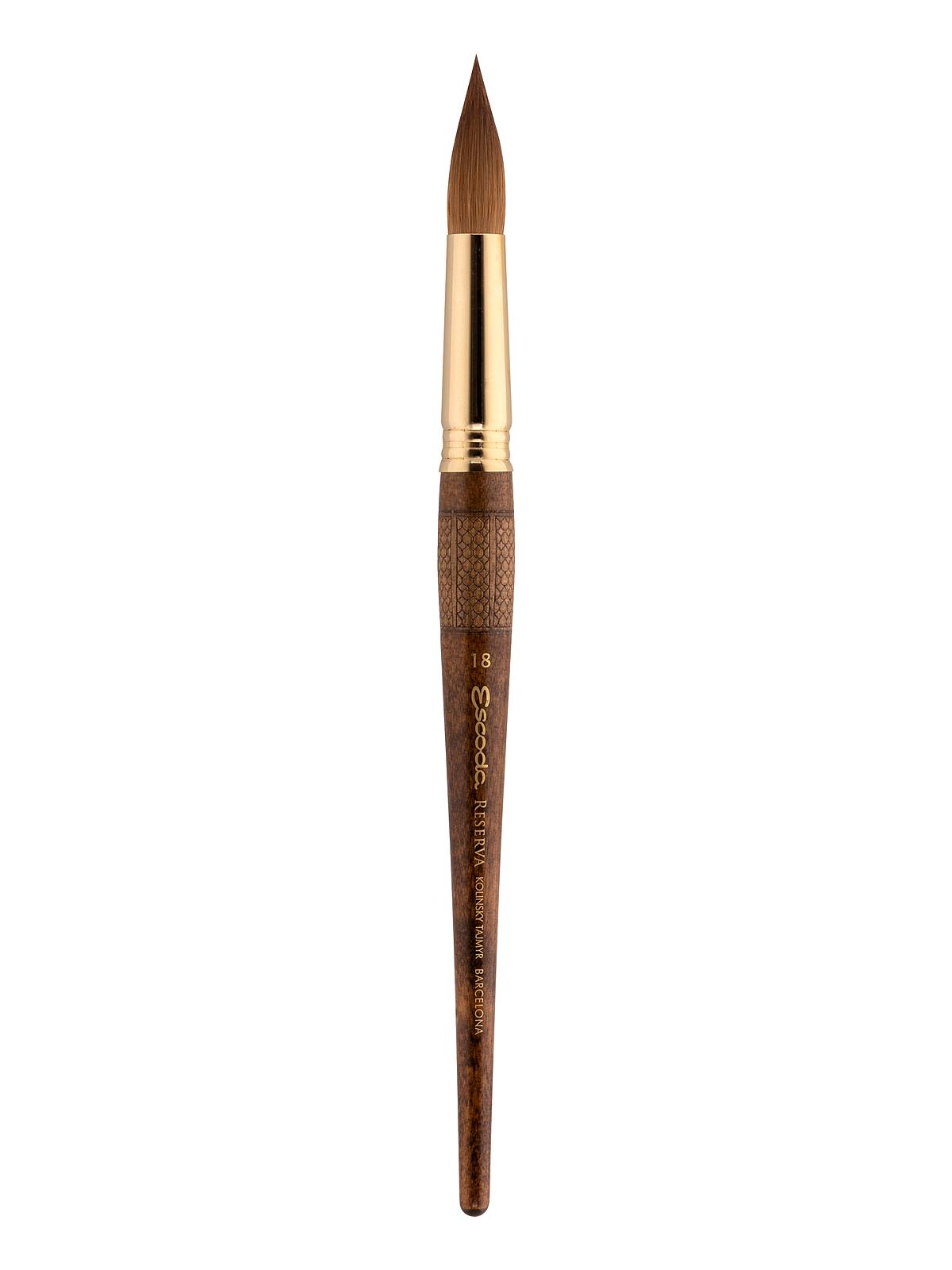 Series 1212 Reserva: Kolinsky-Tajmyr Sable Brushes 18 round
