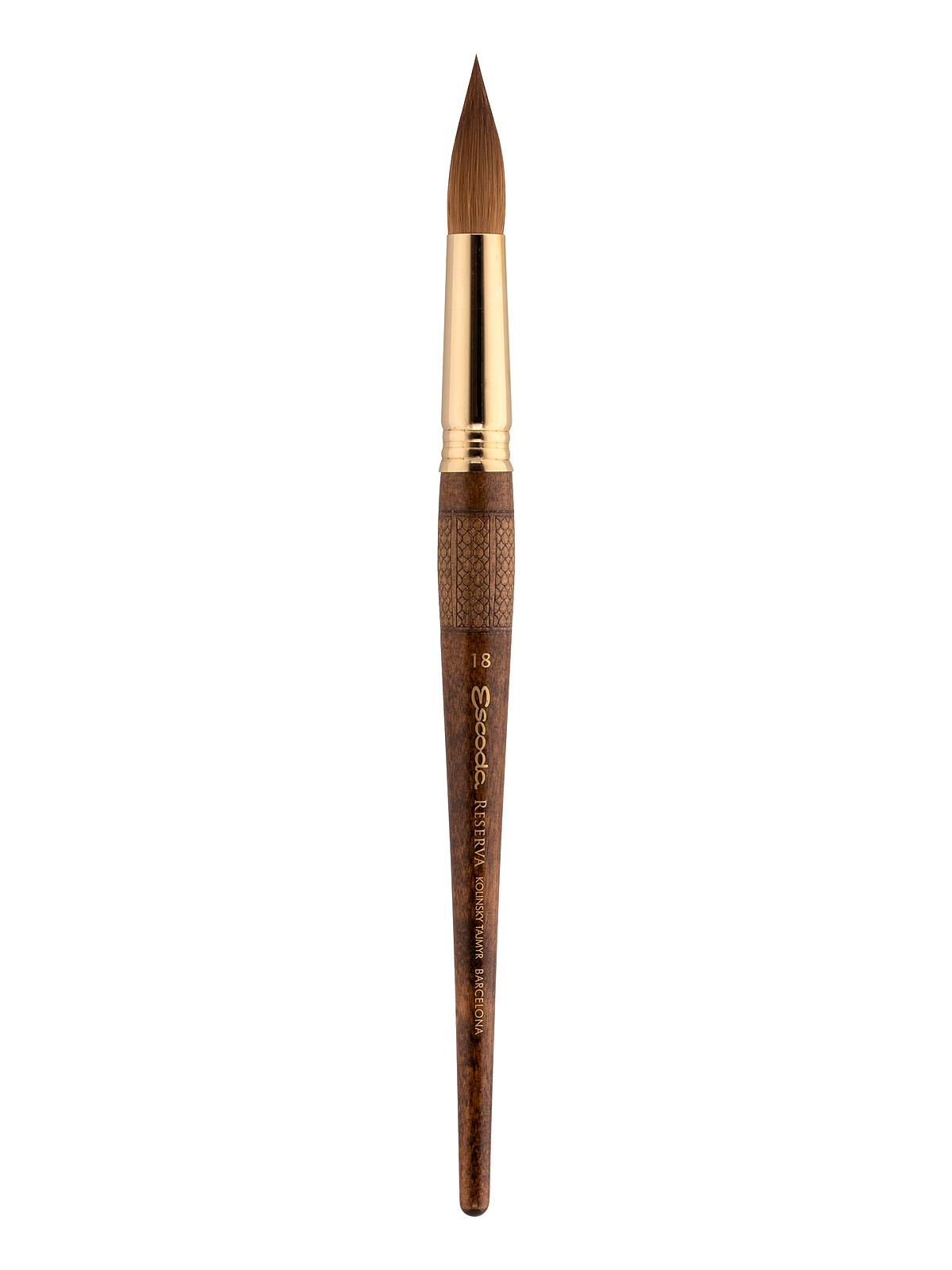 Series 1212 Reserva: Kolinsky-tajmyr Sable Brushes 18 Round