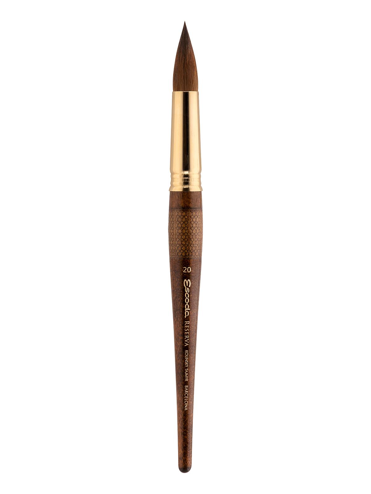 Series 1212 Reserva: Kolinsky-Tajmyr Sable Brushes 20 Round