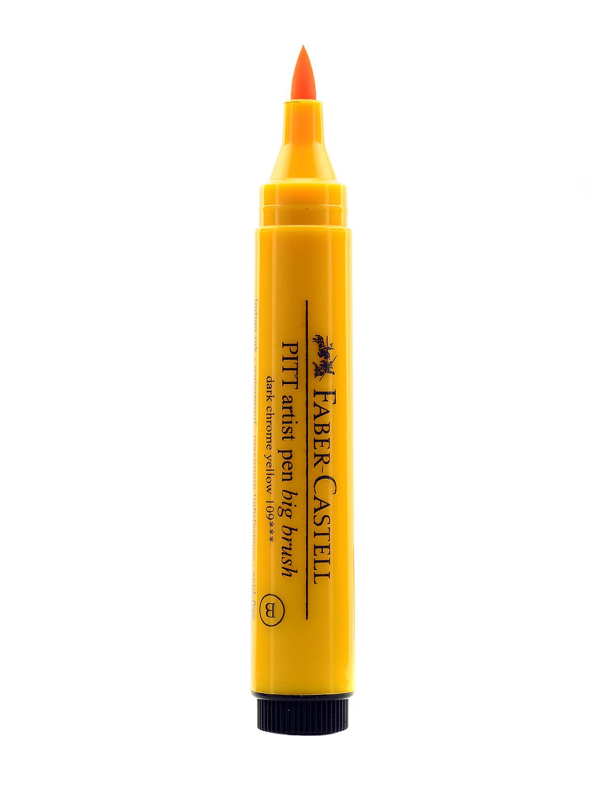 Pitt Big Brush Artist Pens Dark Chrome Yellow 109