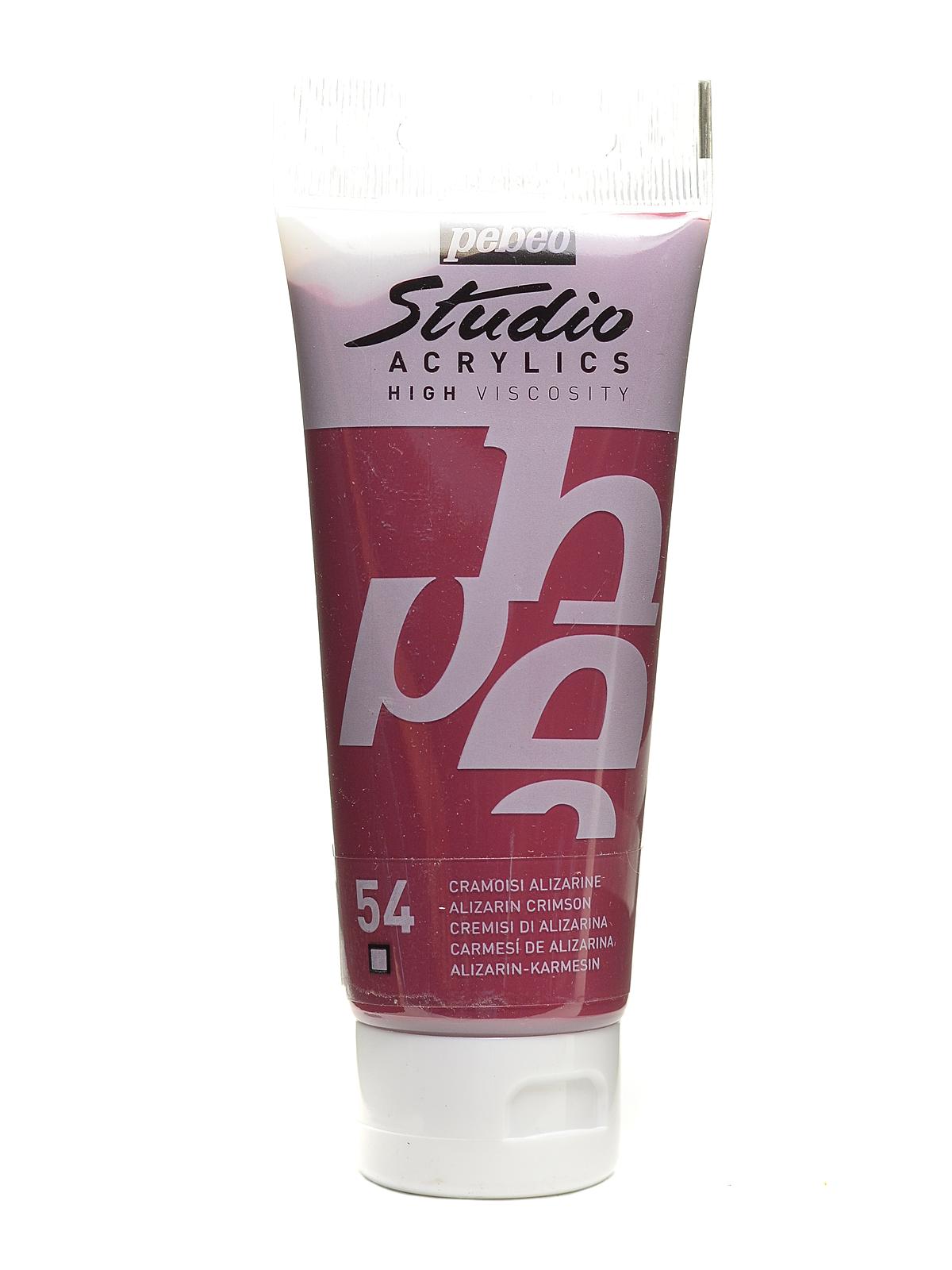 Studio Acrylic Paint alisarin crimson 100 ml