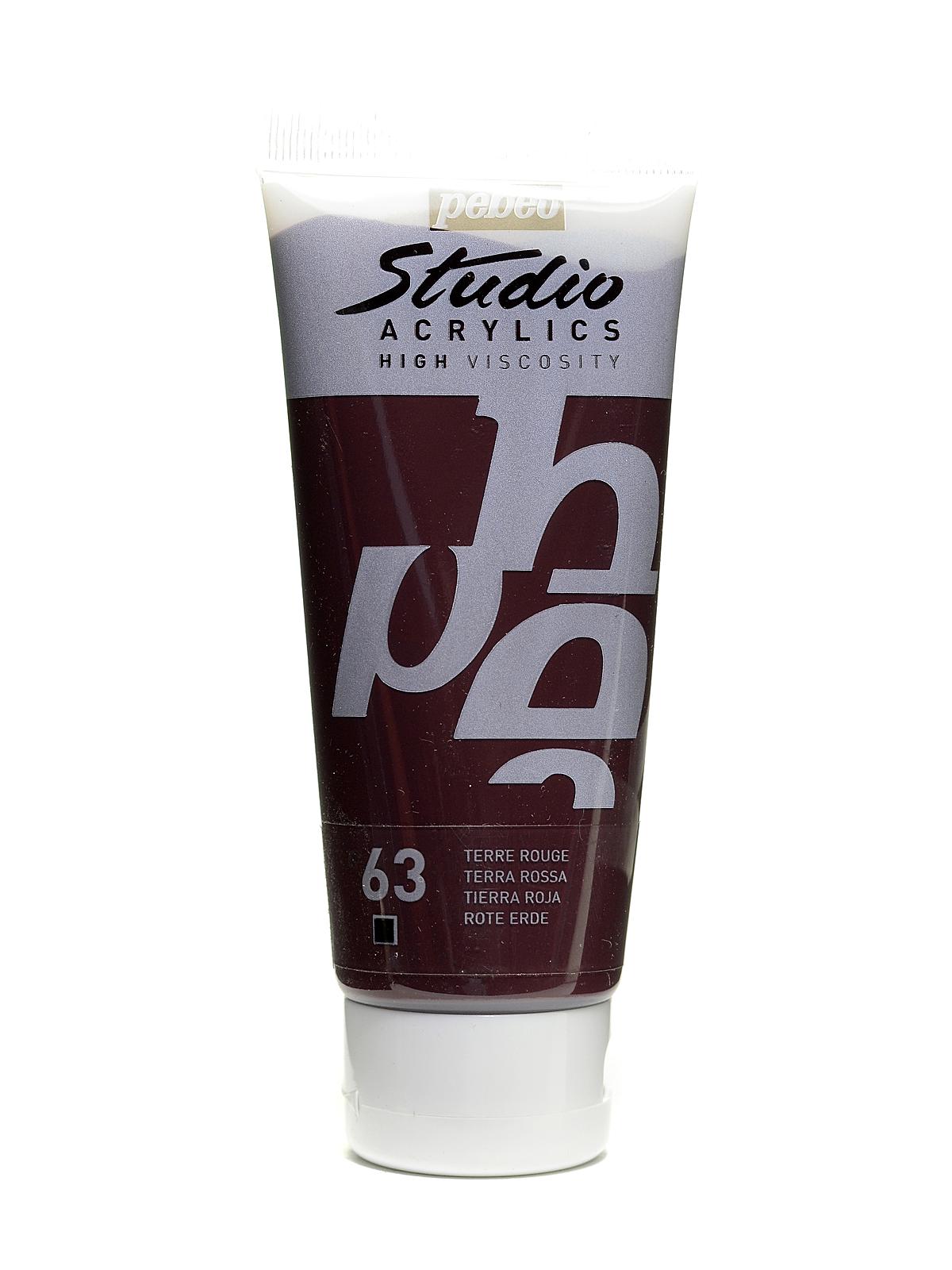 Studio Acrylic Paint terra rosa 100 ml