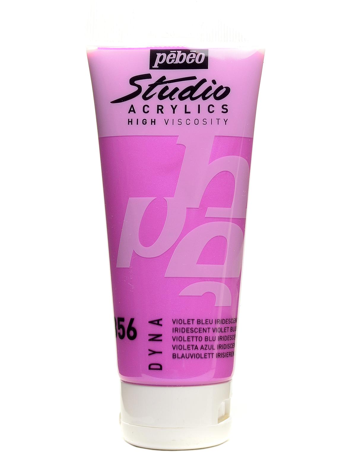 Studio Acrylic Paint iridescent violet blue 100 ml