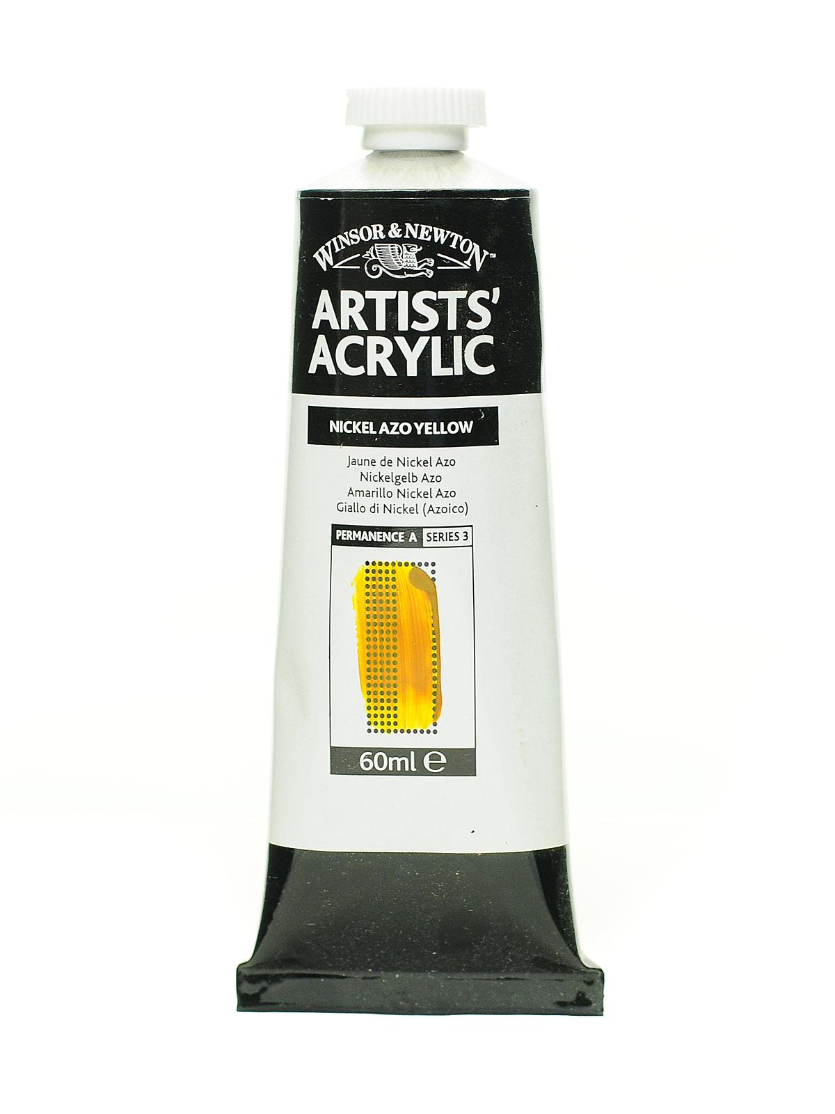Professional Acrylic Colours nickel azo yellow 60 ml 439