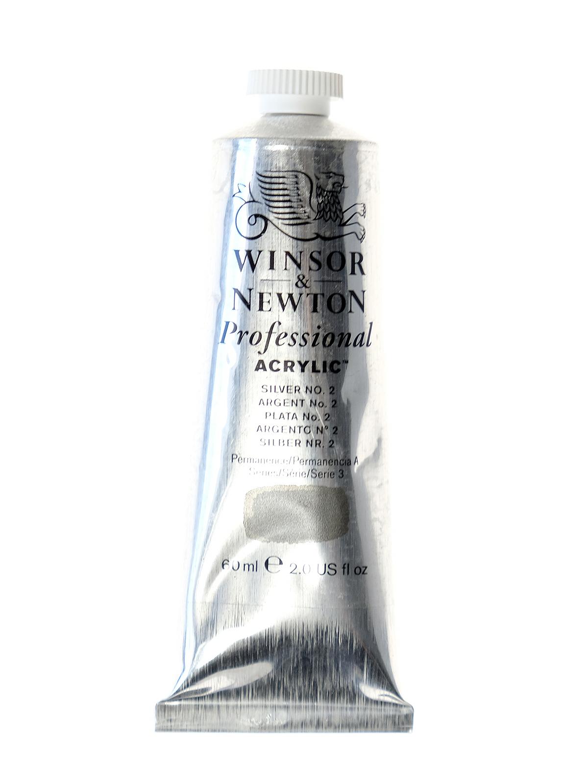 Professional Acrylic Colours silver no. 2 60 ml 624