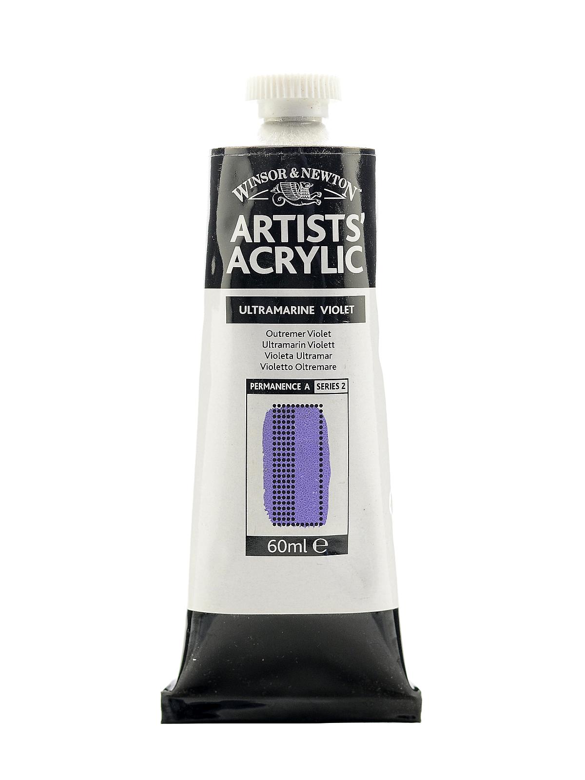 Professional Acrylic Colours ultramarine violet 60 ml 672