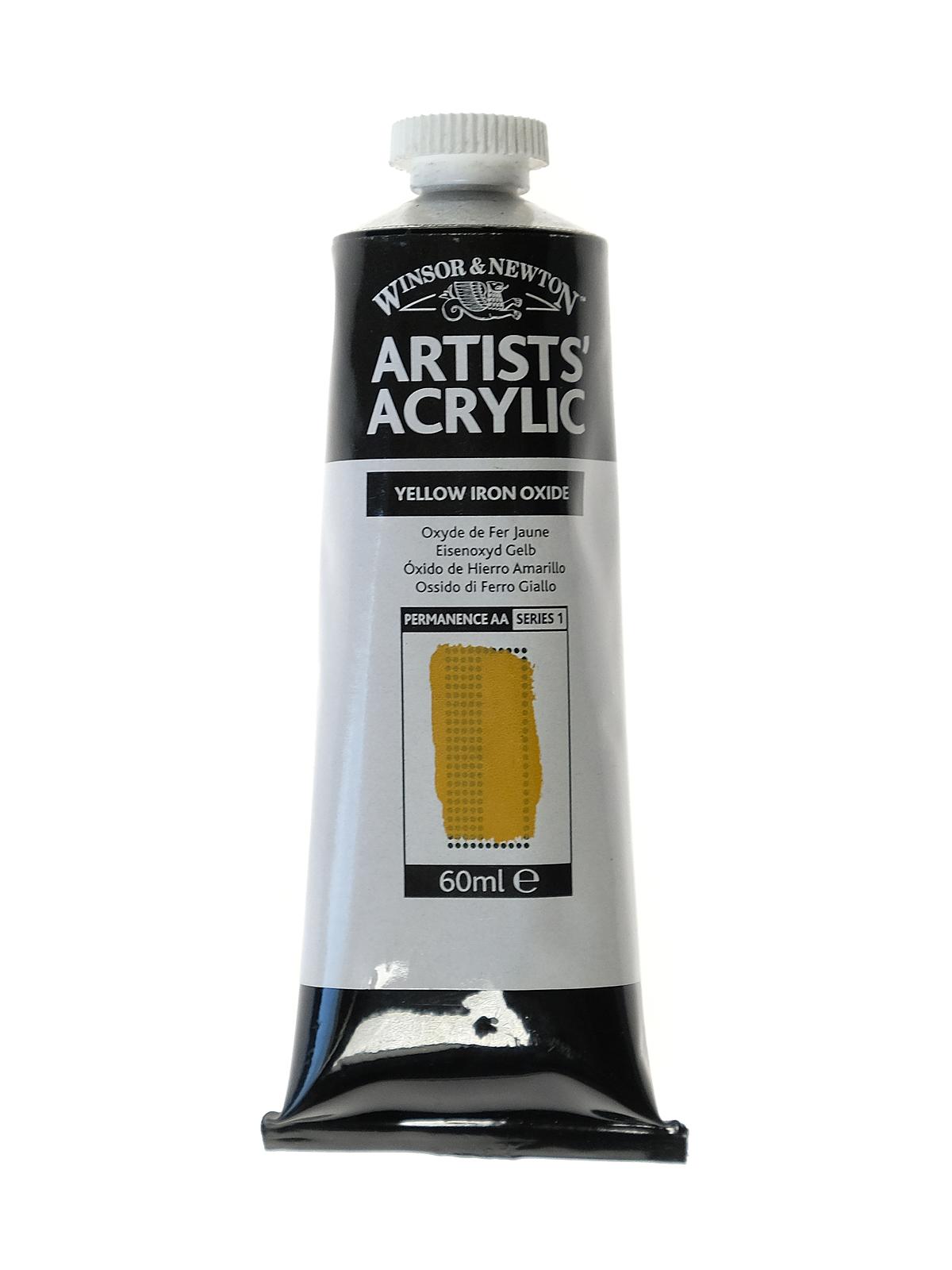 Professional Acrylic Colours yellow iron oxide 60 ml 737