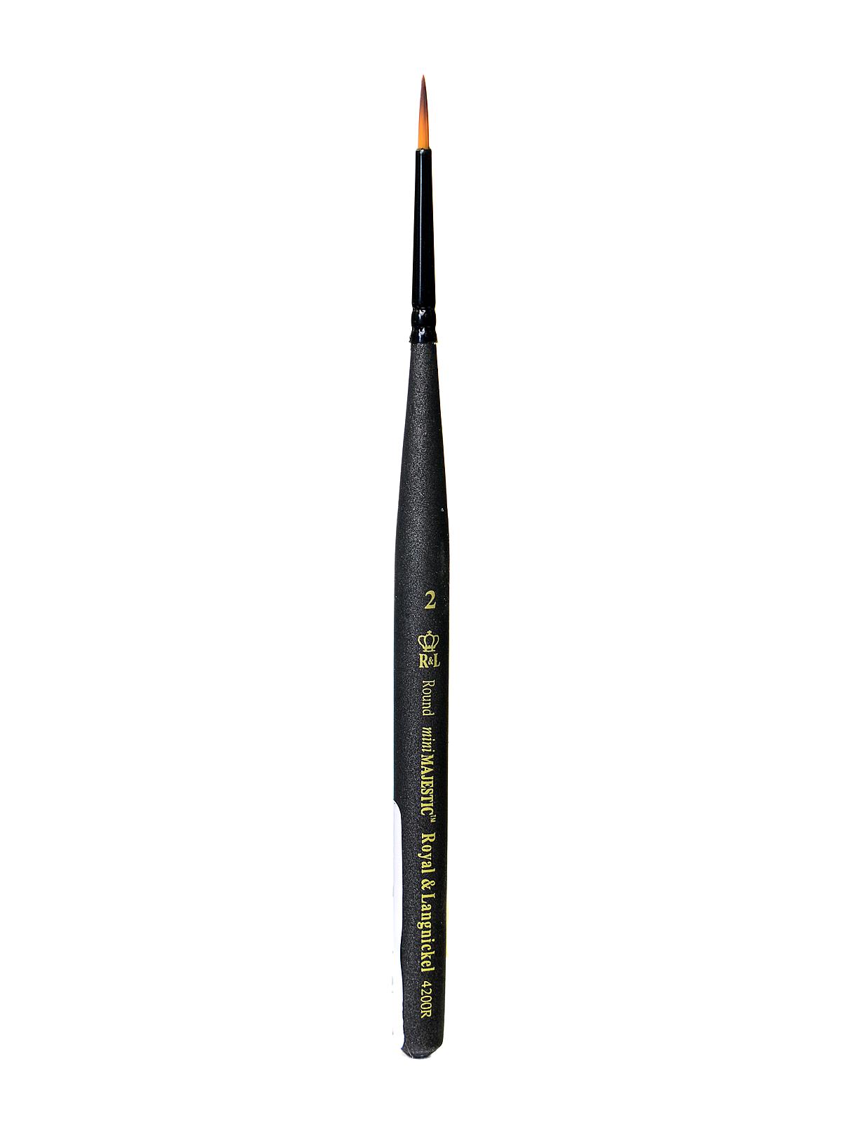 Series 4200 Mini-Majestic Brushes 2 round