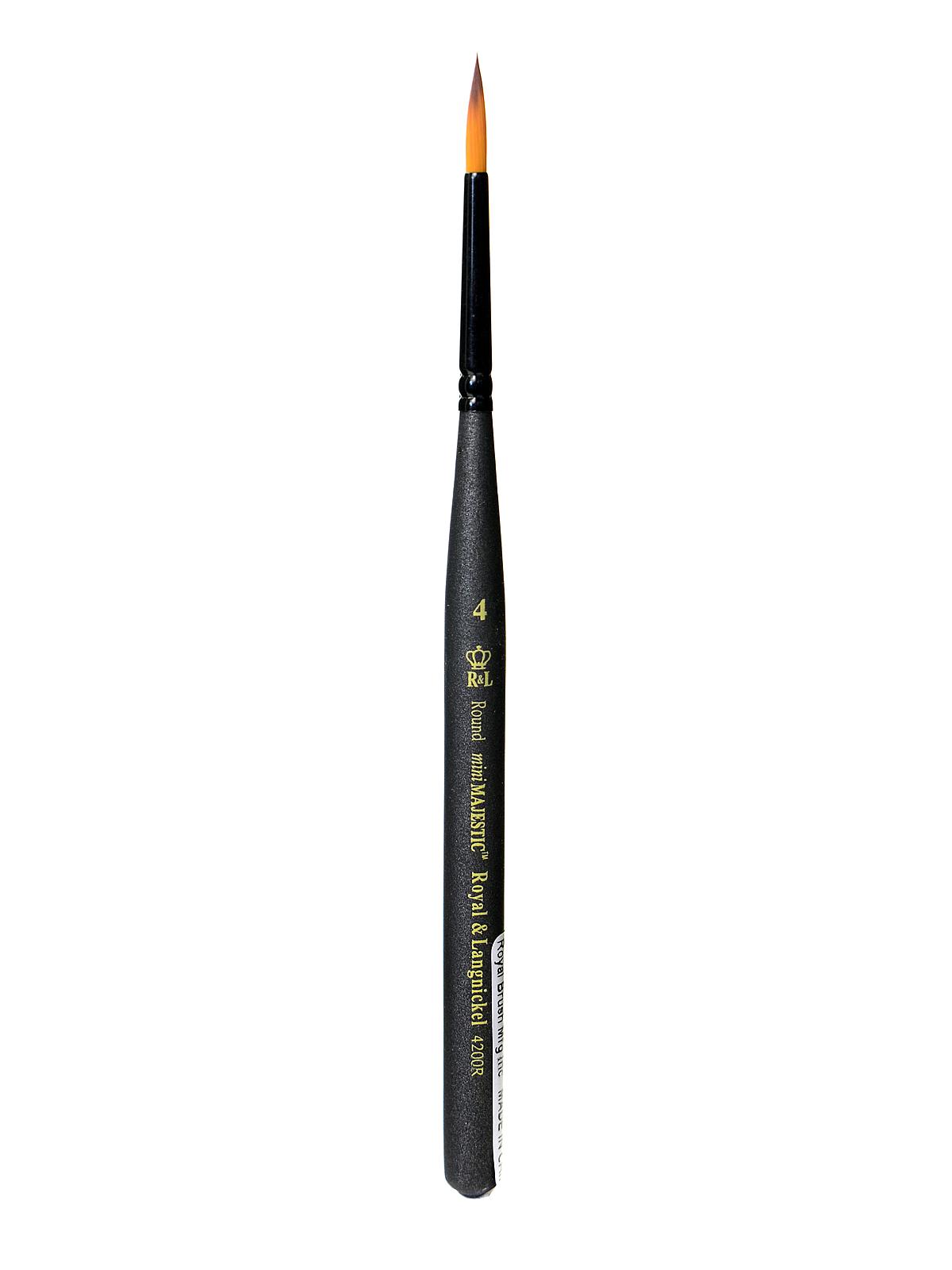 Series 4200 Mini-Majestic Brushes 4 round
