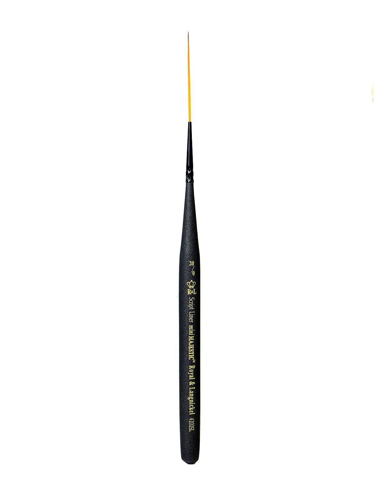 Series 4200 Mini-Majestic Brushes 20 0 script liner