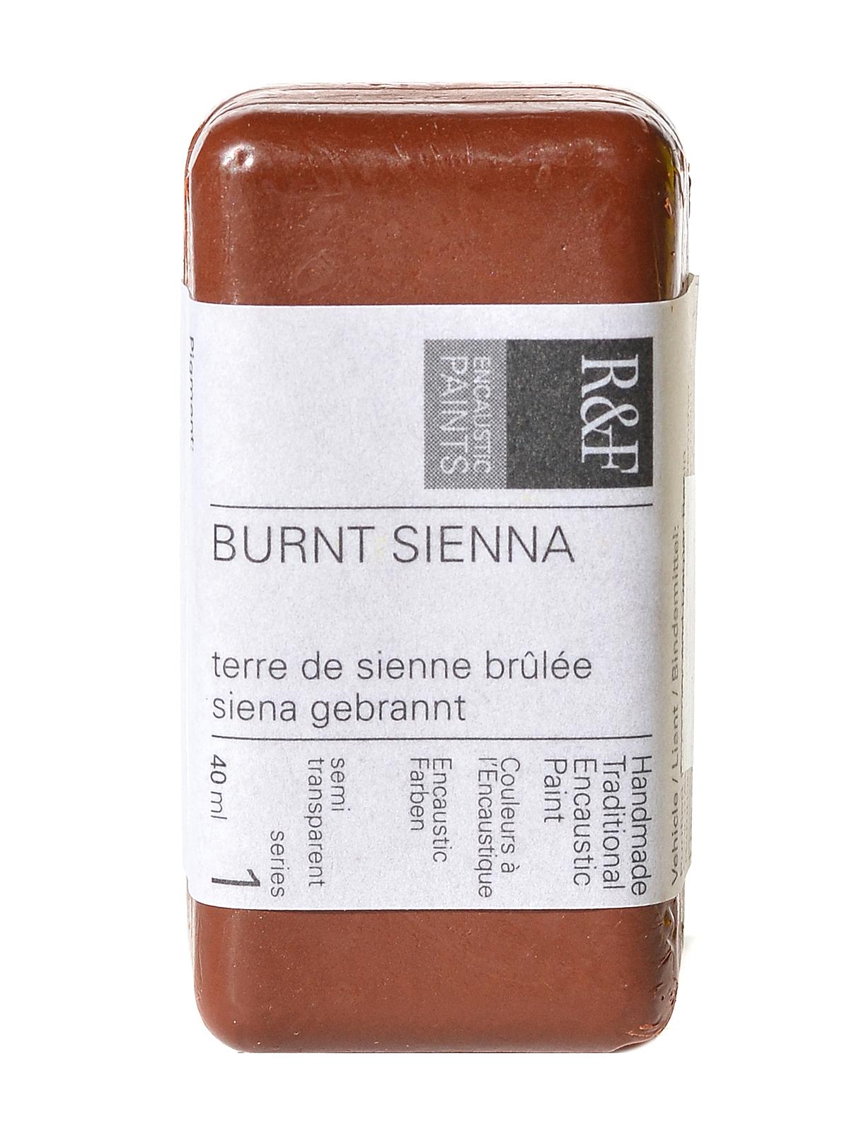 Encaustic Paint burnt sienna 40 ml