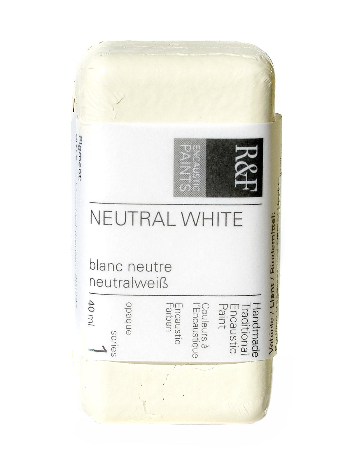 Encaustic Paint neutral white 40 ml