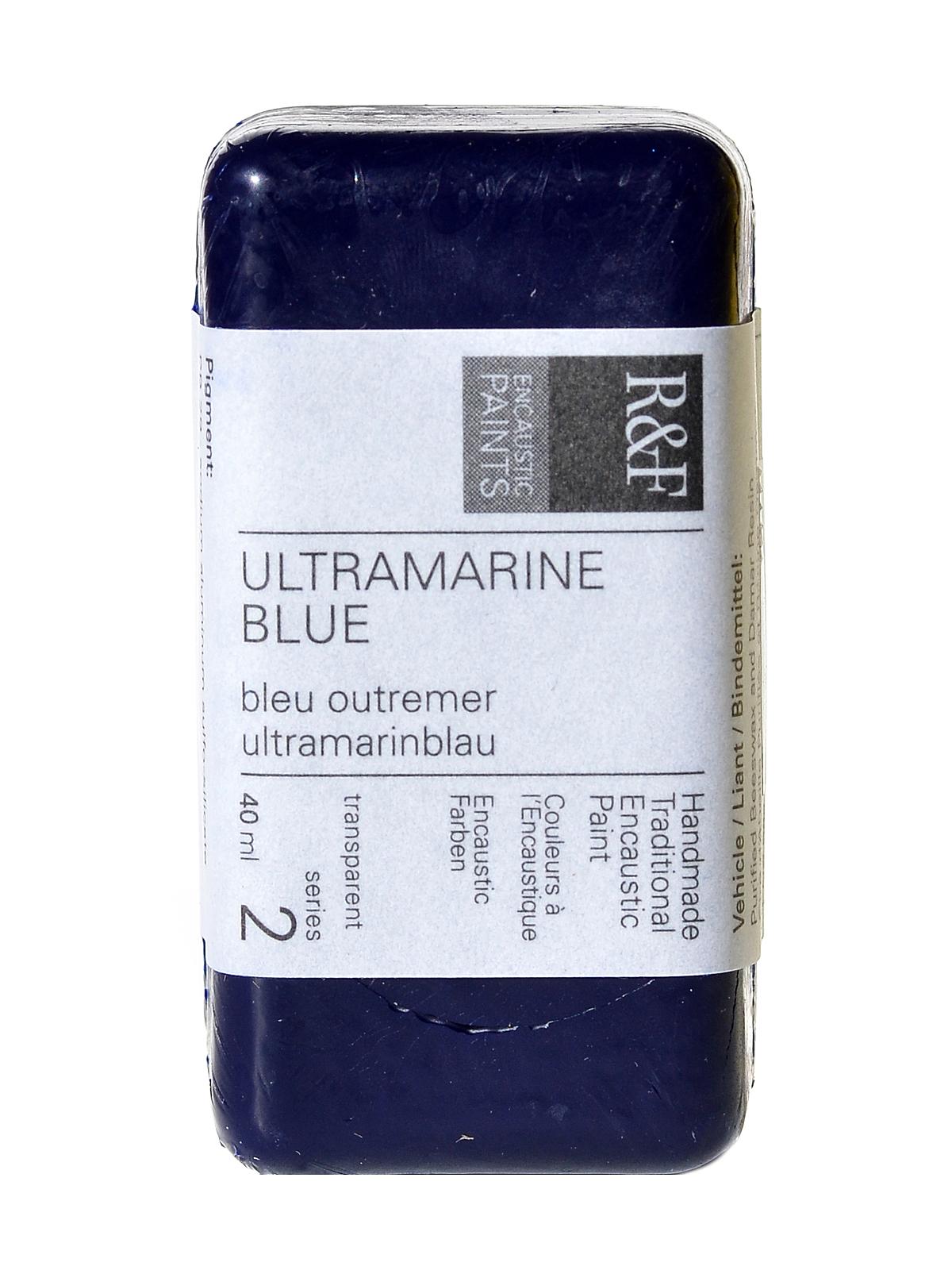 Encaustic Paint ultramarine blue 40 ml