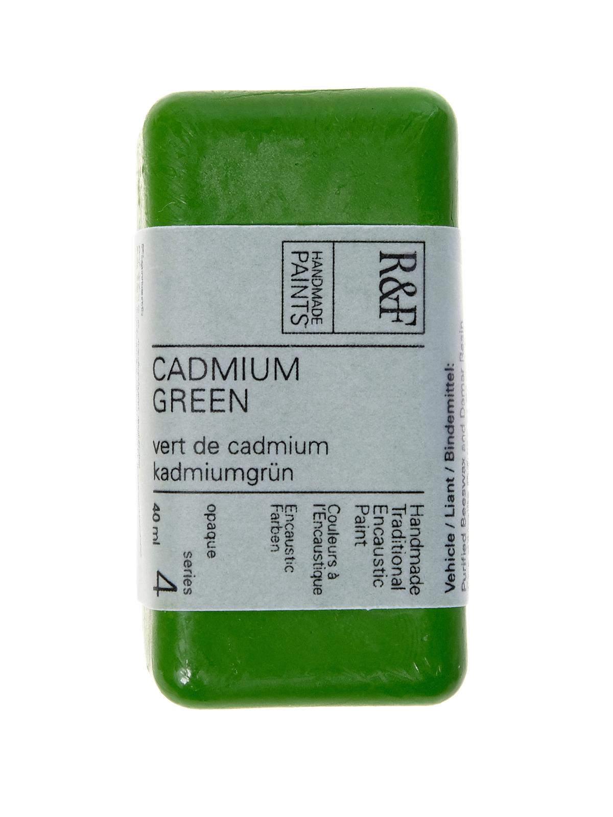 Encaustic Paint cadmium green 40 ml