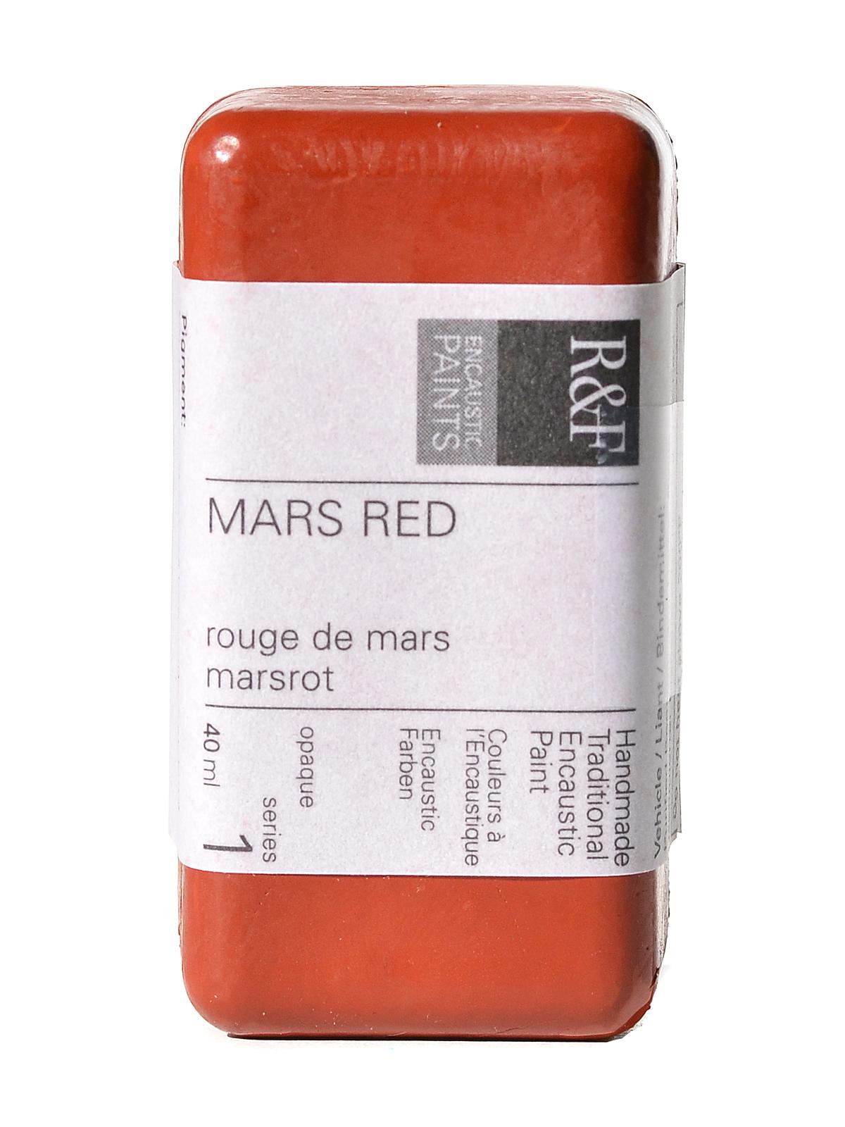 Encaustic Paint mars red 40 ml