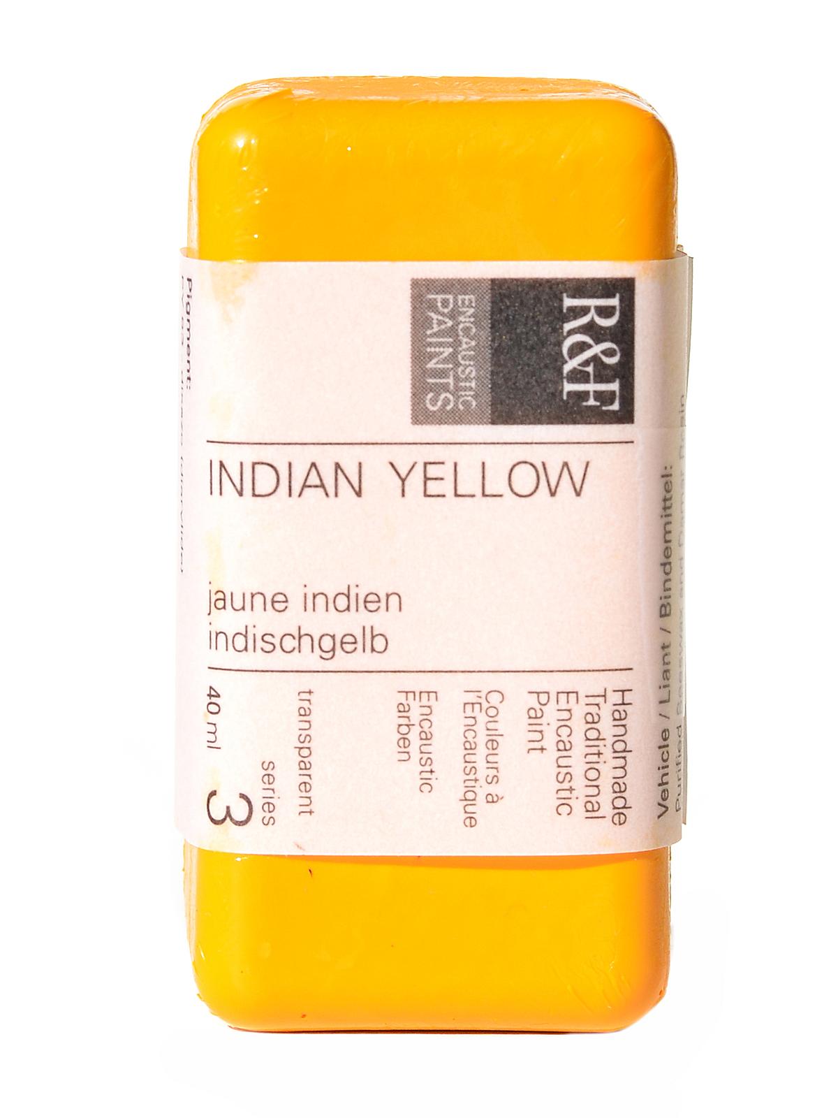 Encaustic Paint Indian yellow 40 ml