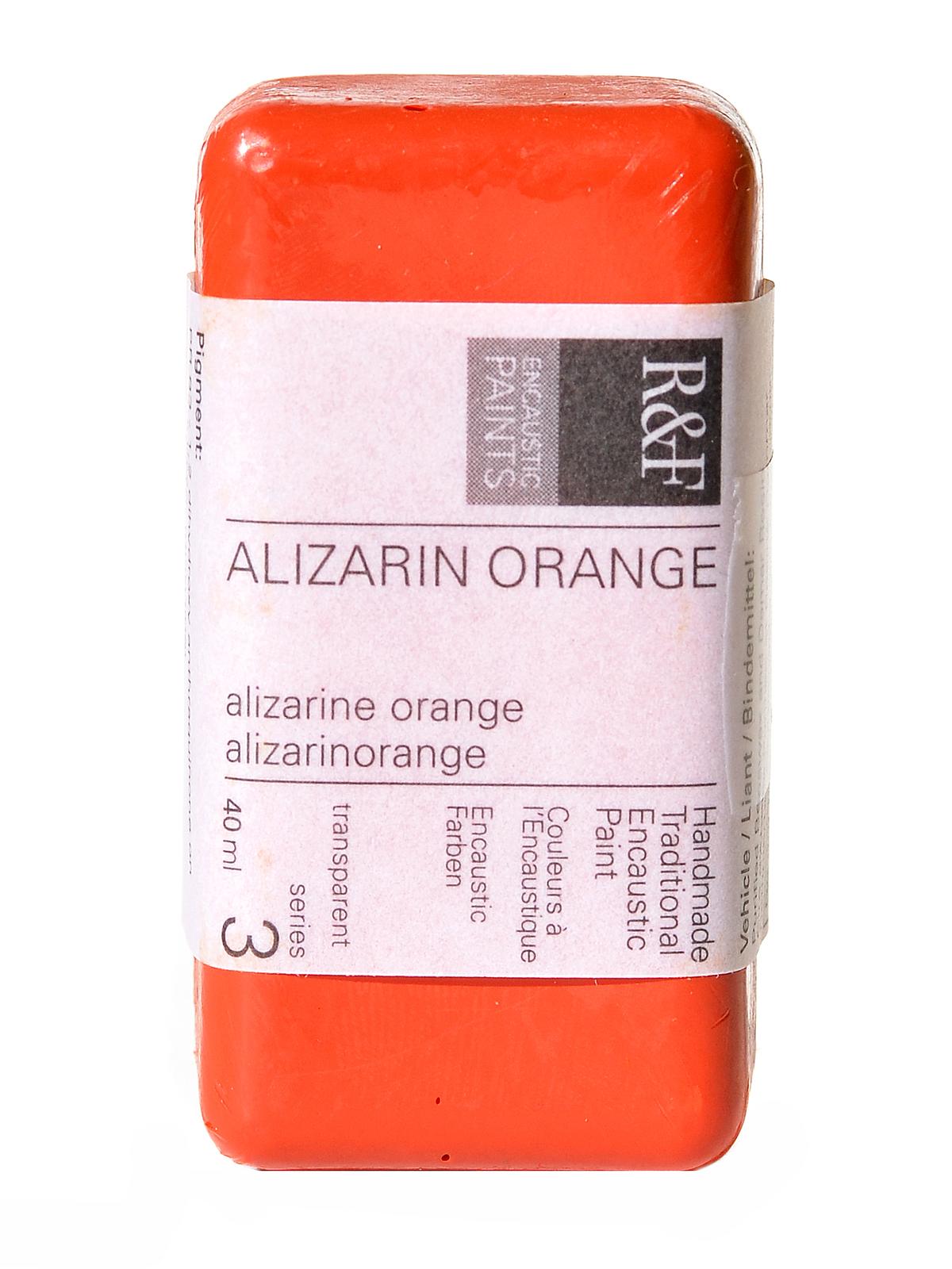 Encaustic Paint alizarin orange 40 ml