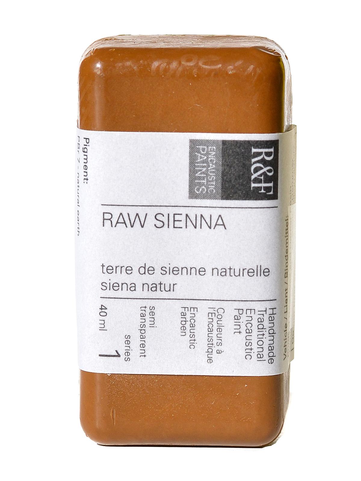 Encaustic Paint raw sienna 40 ml